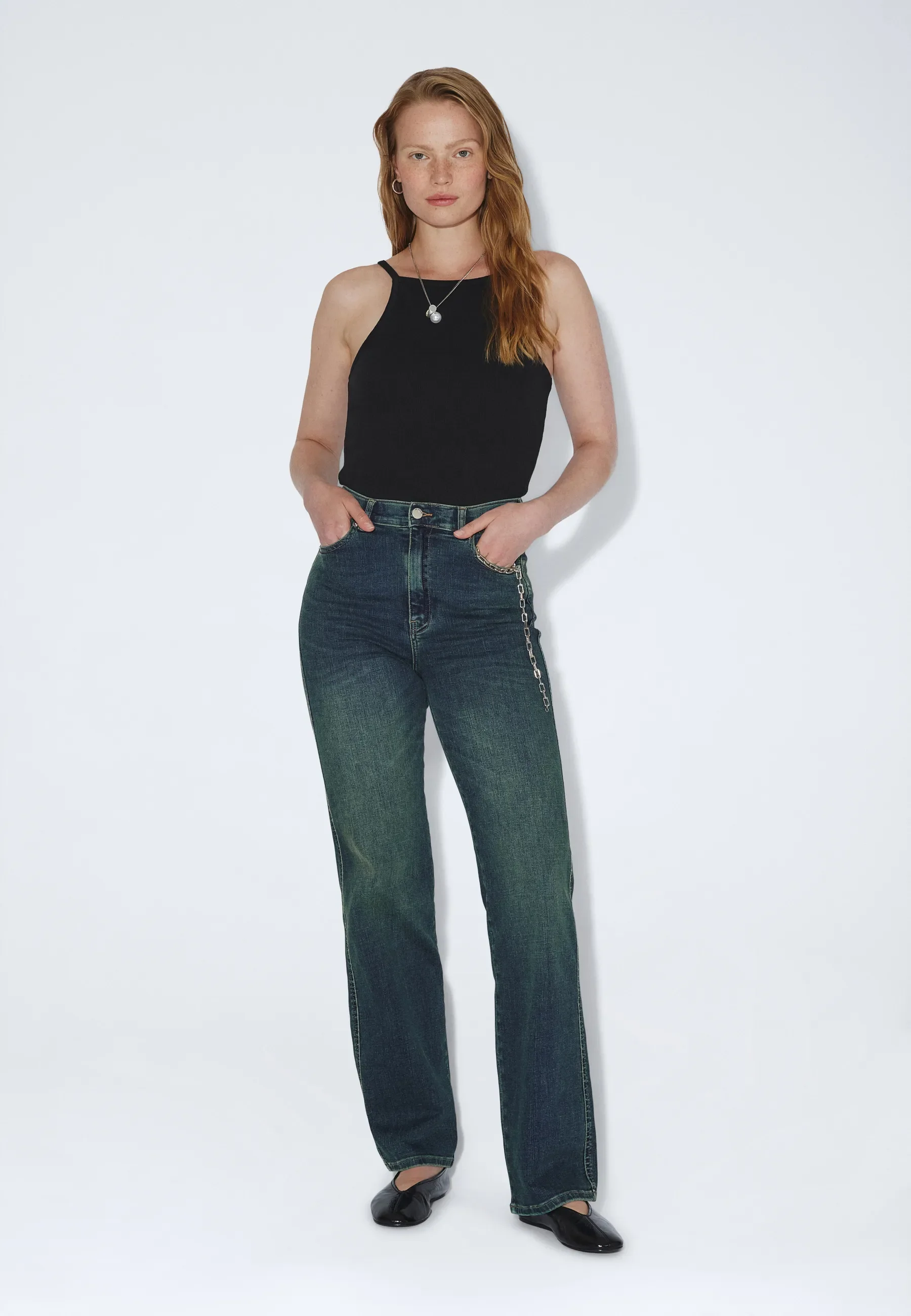 Moxy High Straight - Vale Greenish Fade - Image 2