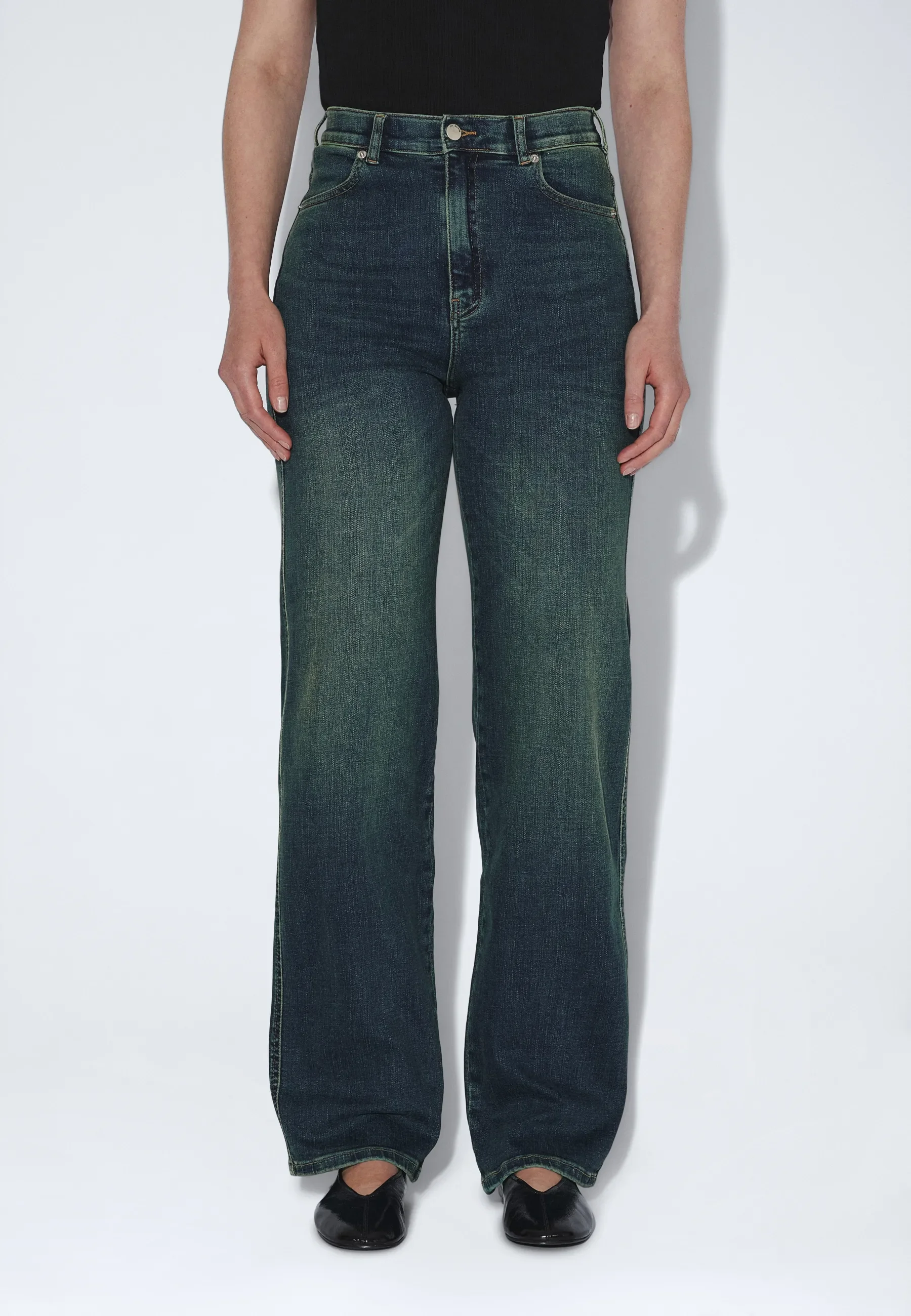Moxy High Straight - Vale Greenish Fade - Image 5