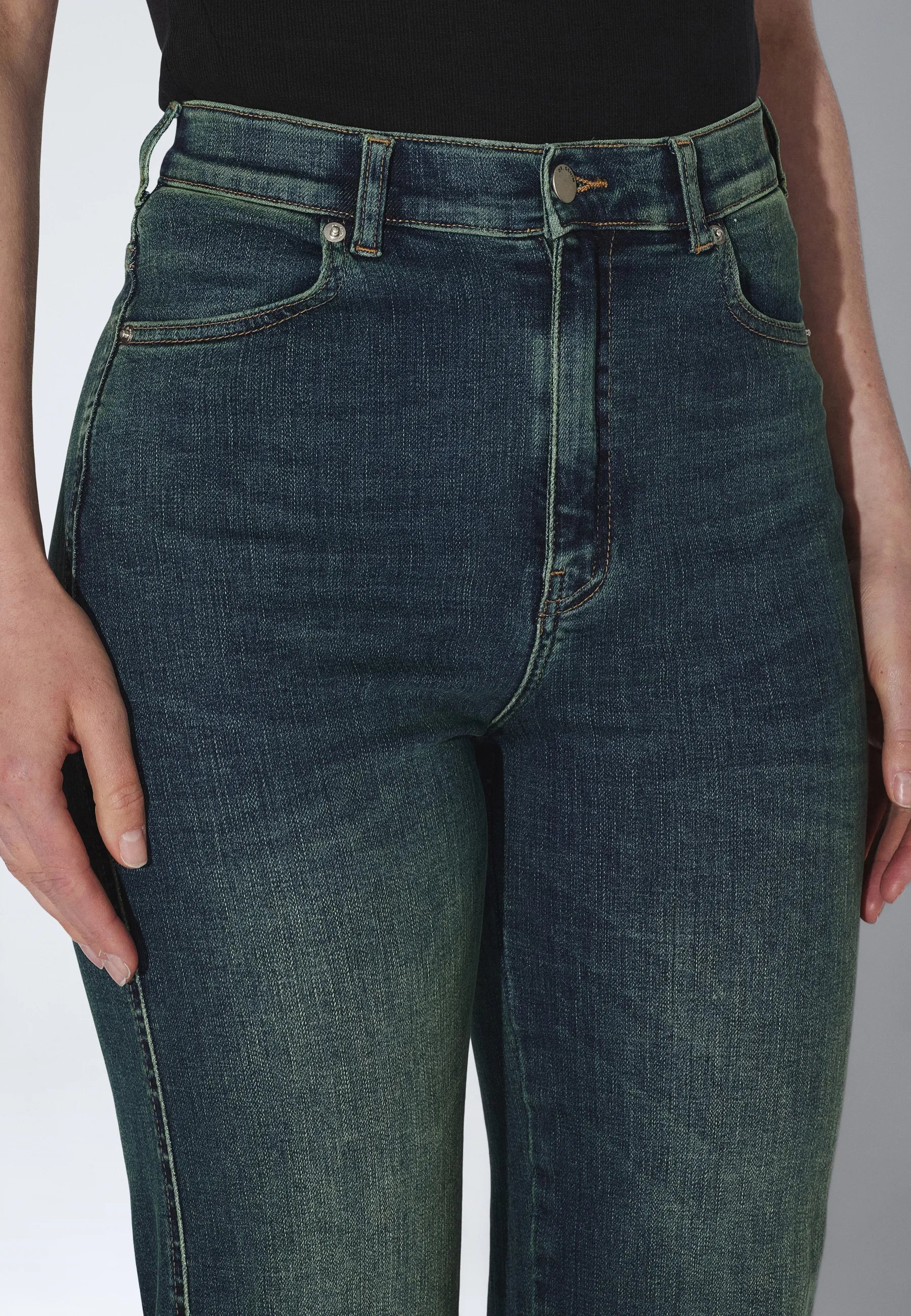 Moxy High Straight - Vale Greenish Fade - Image 7