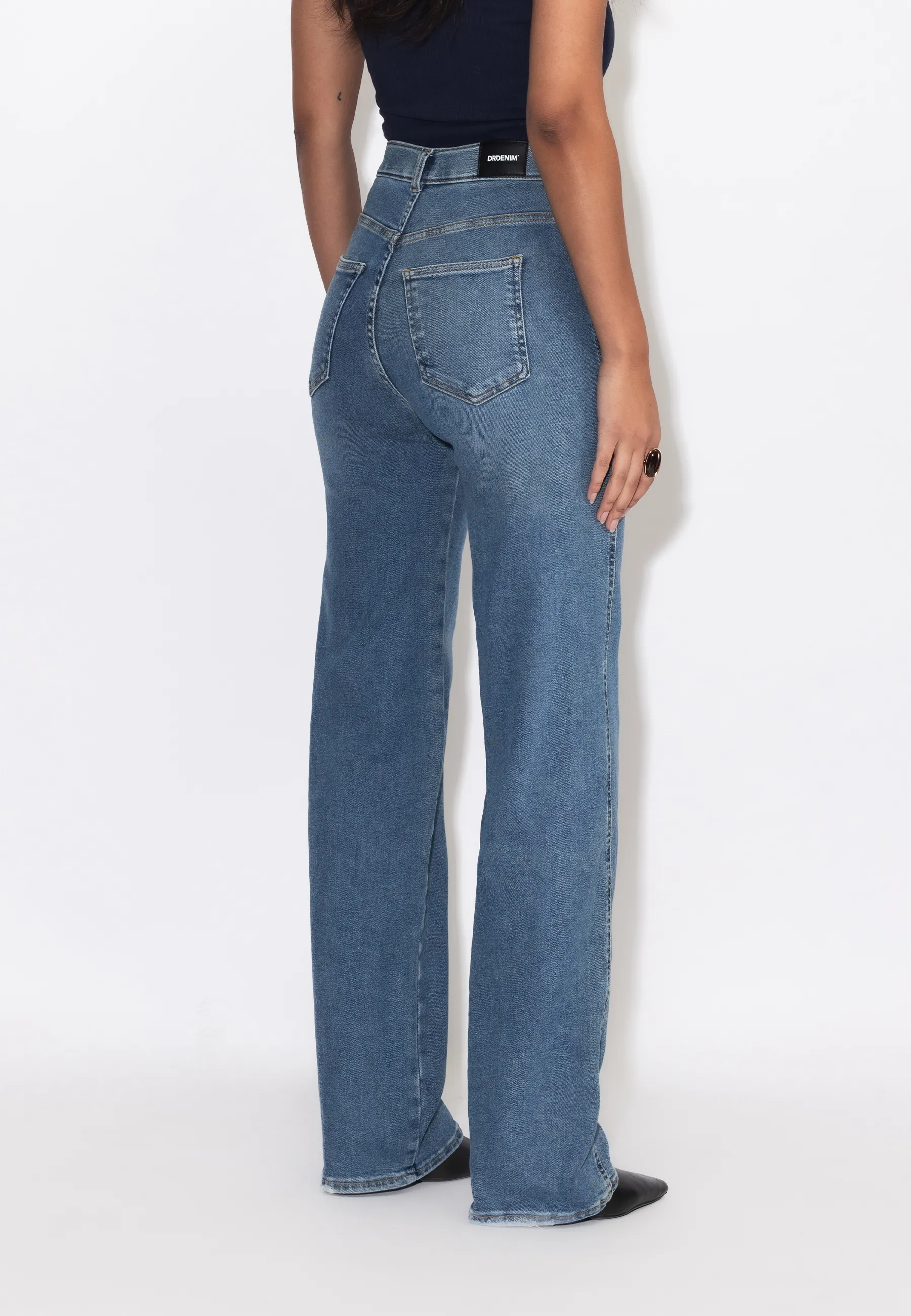 Moxy High Straight- Cape Sky Worn Hem - Image 6
