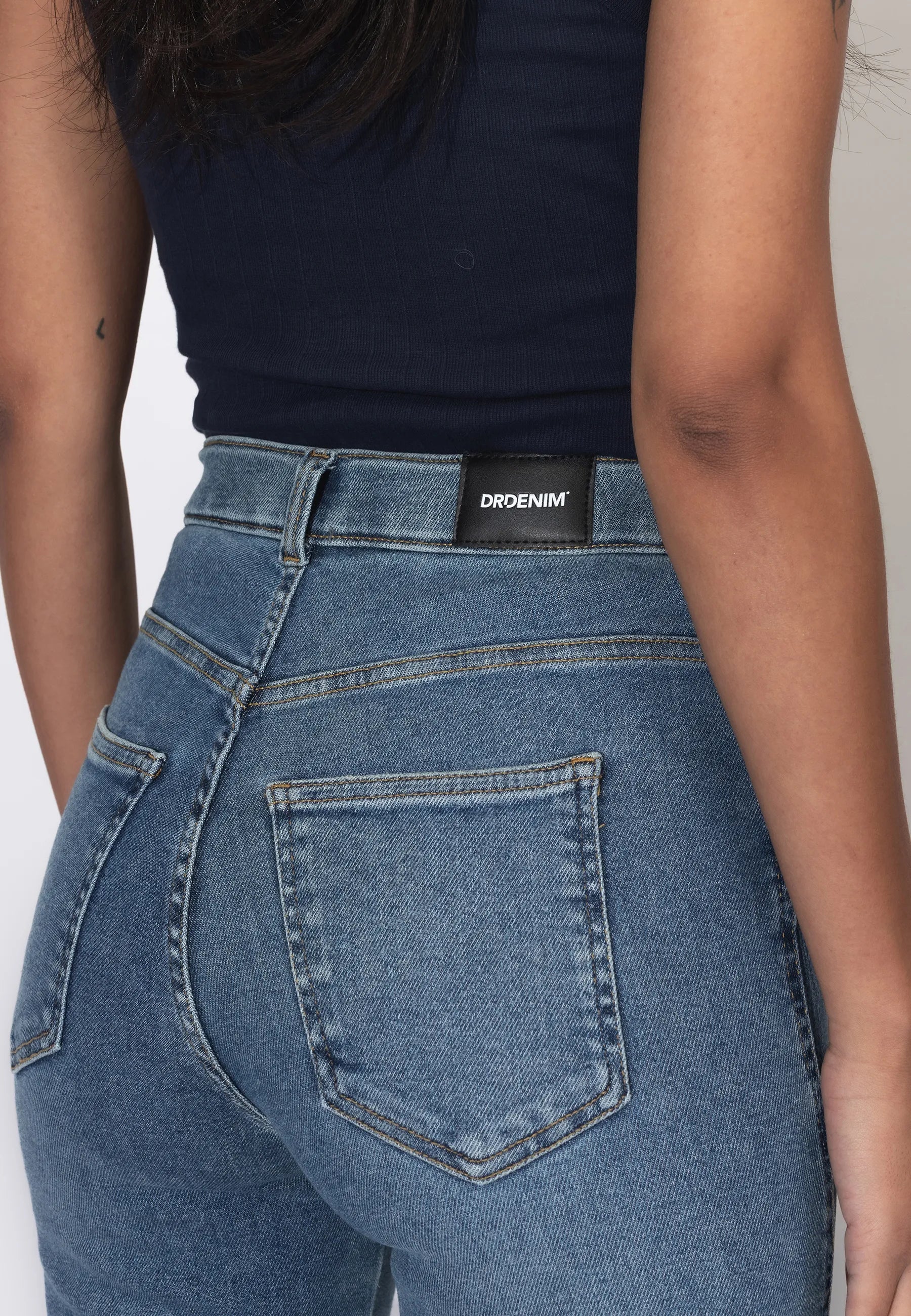 Moxy High Straight- Cape Sky Worn Hem - Image 8