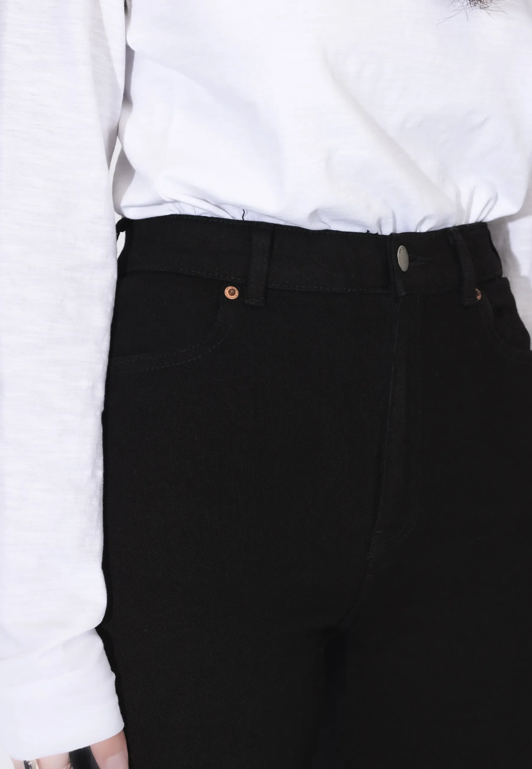 Moxy High Straight - Solid Black - Image 7