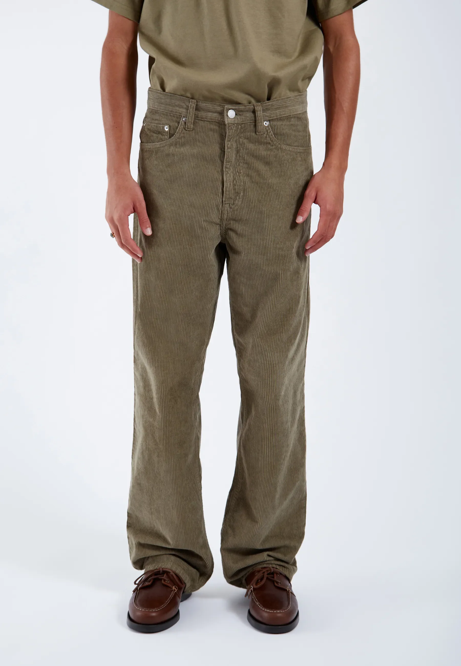 Omar Relaxed - Dust Green Cord - Image 4