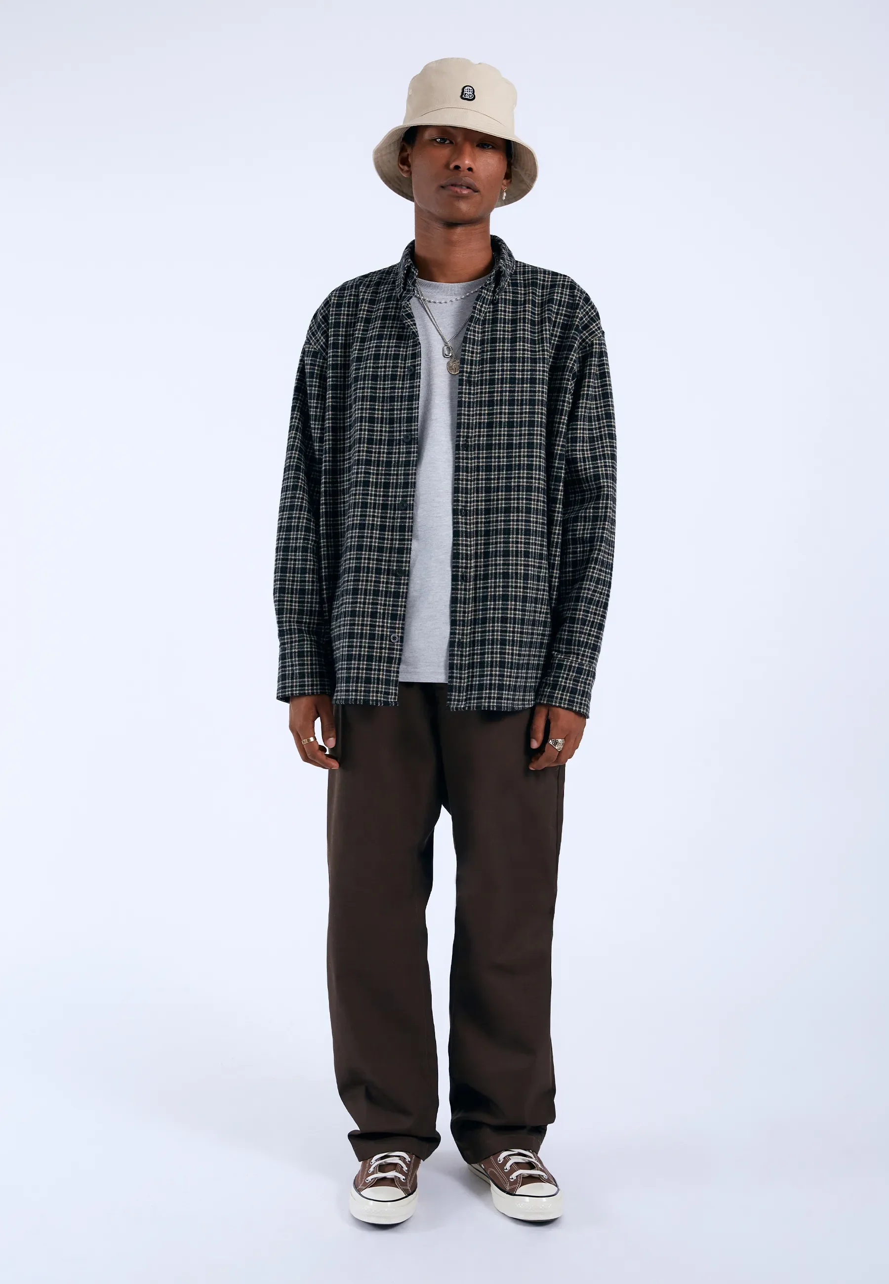 Omar Relaxed Pants - Dark Cedar - Image 2