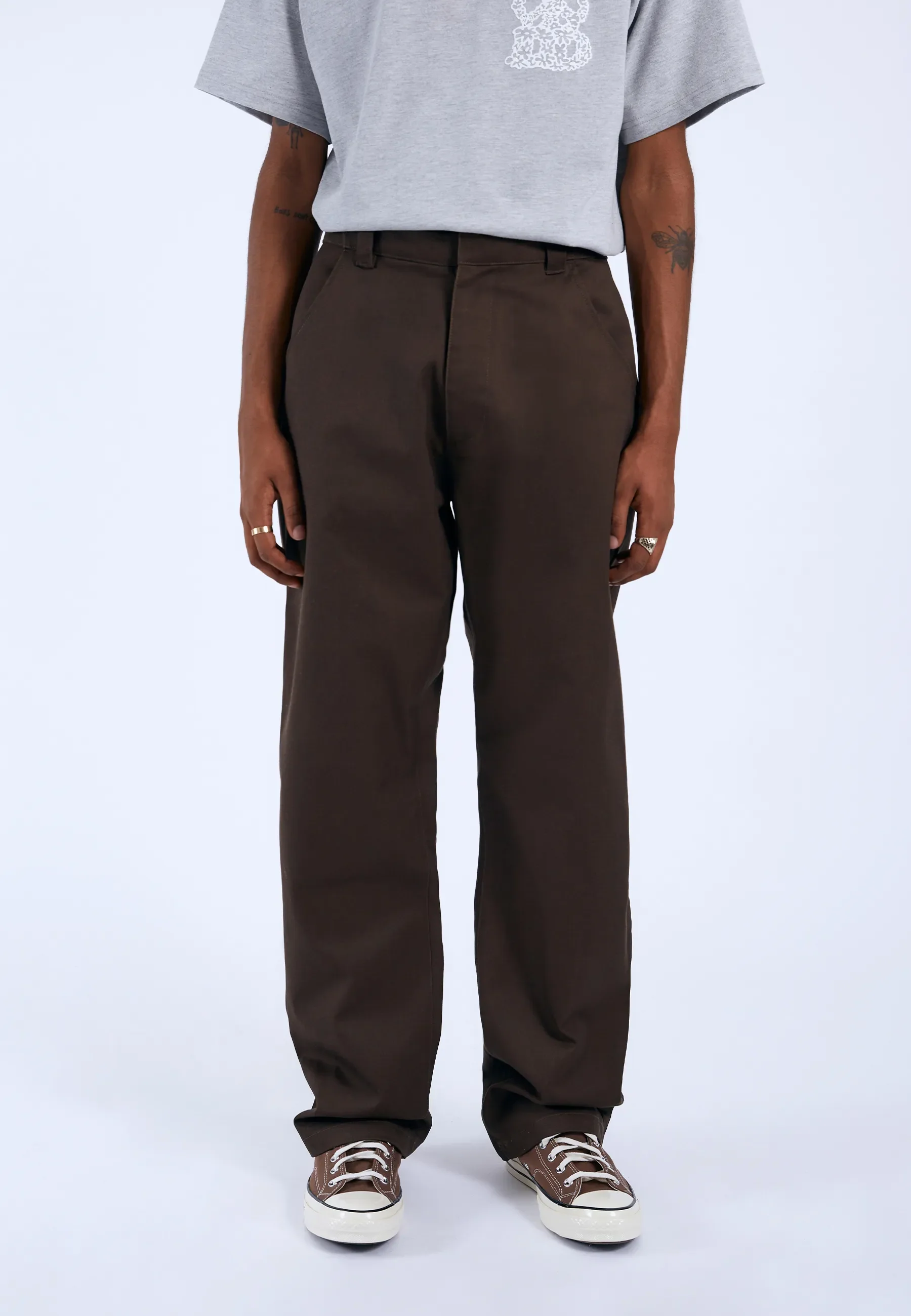 Omar Relaxed Pants - Dark Cedar - Image 3