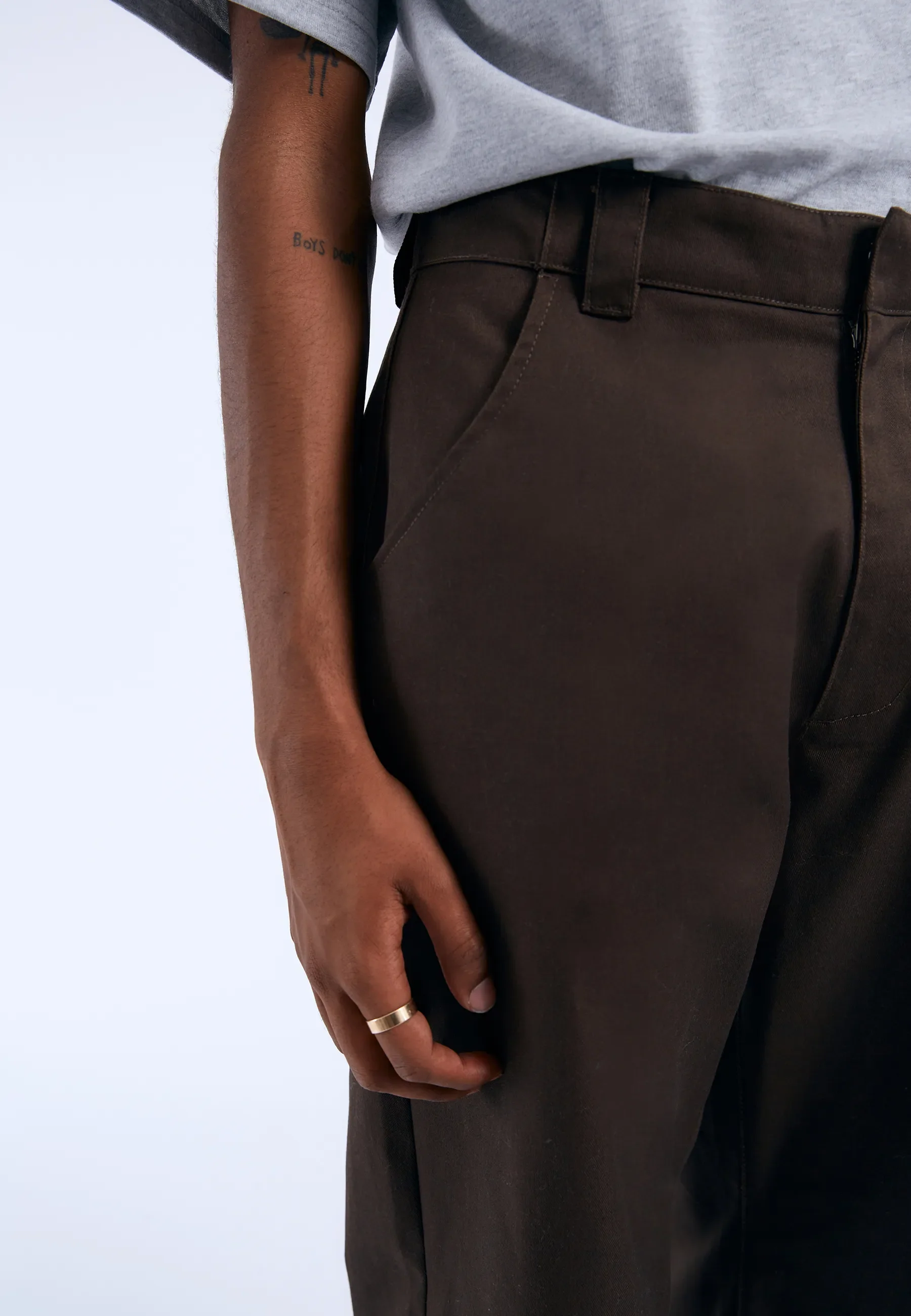 Omar Relaxed Pants - Dark Cedar - Image 6
