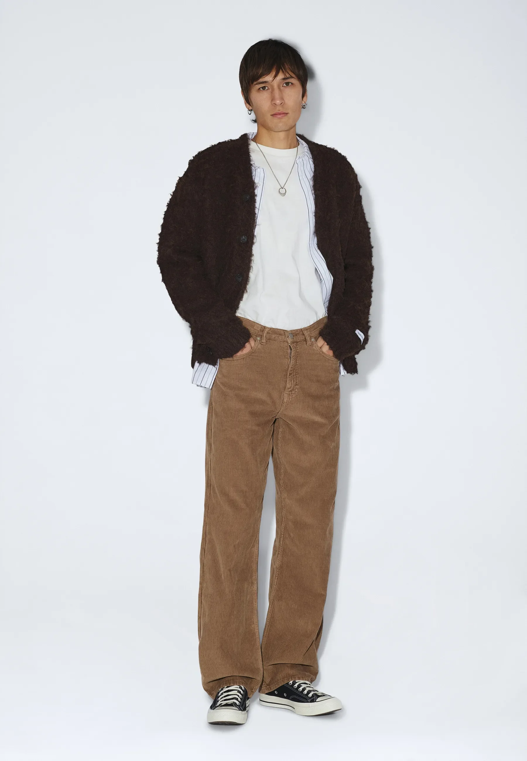 Omar Relaxed - Washed Khaki Cord - Image 3