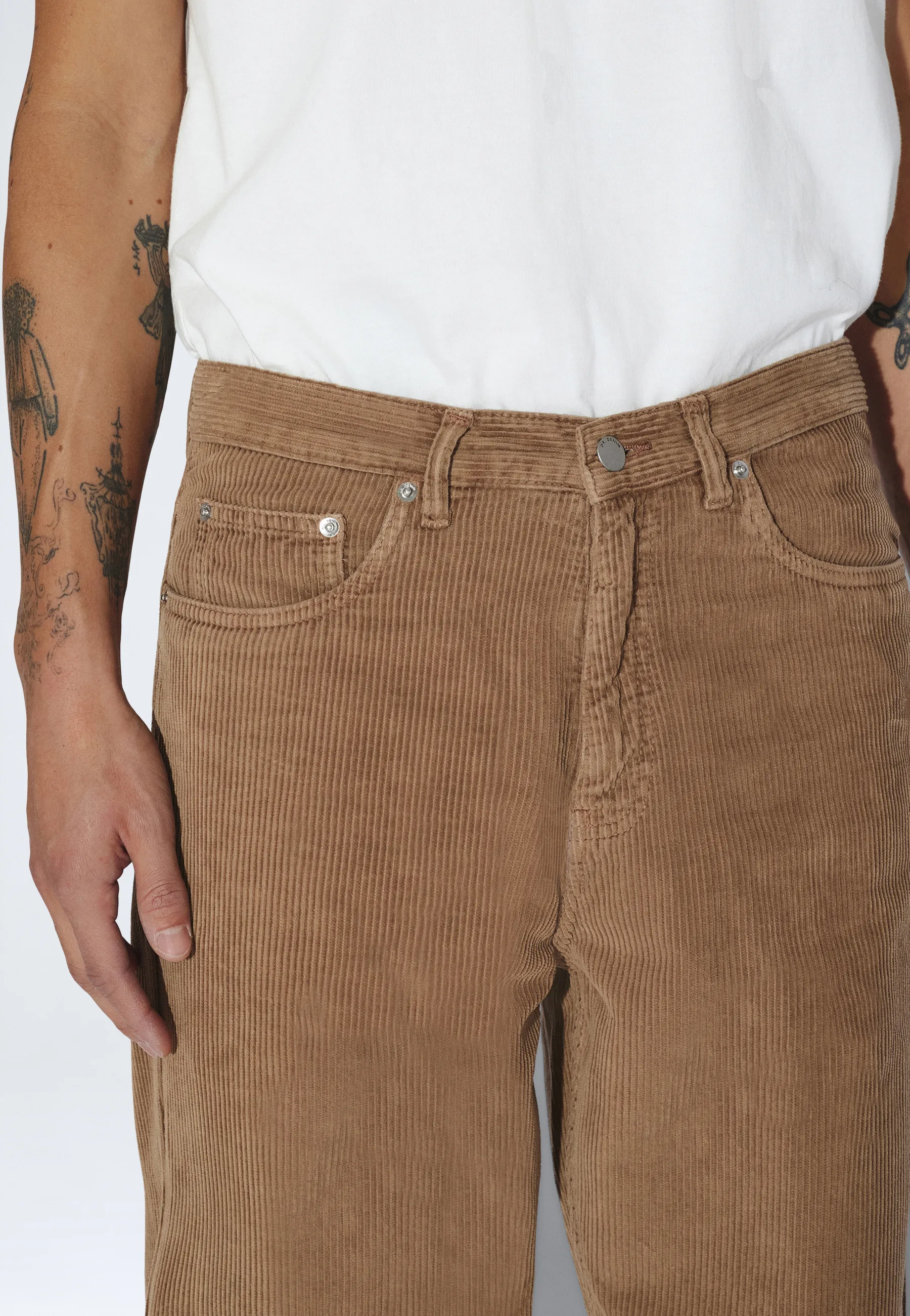 Omar Relaxed - Washed Khaki Cord - Image 7