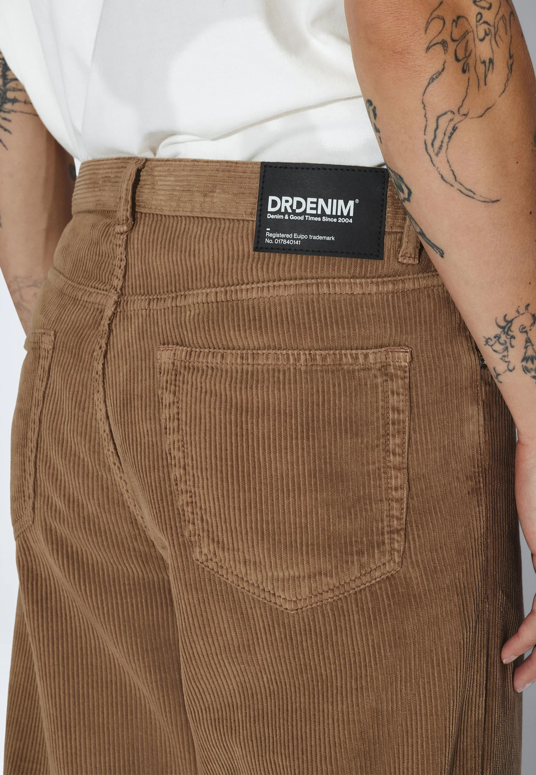 Omar Relaxed - Washed Khaki Cord - Image 8