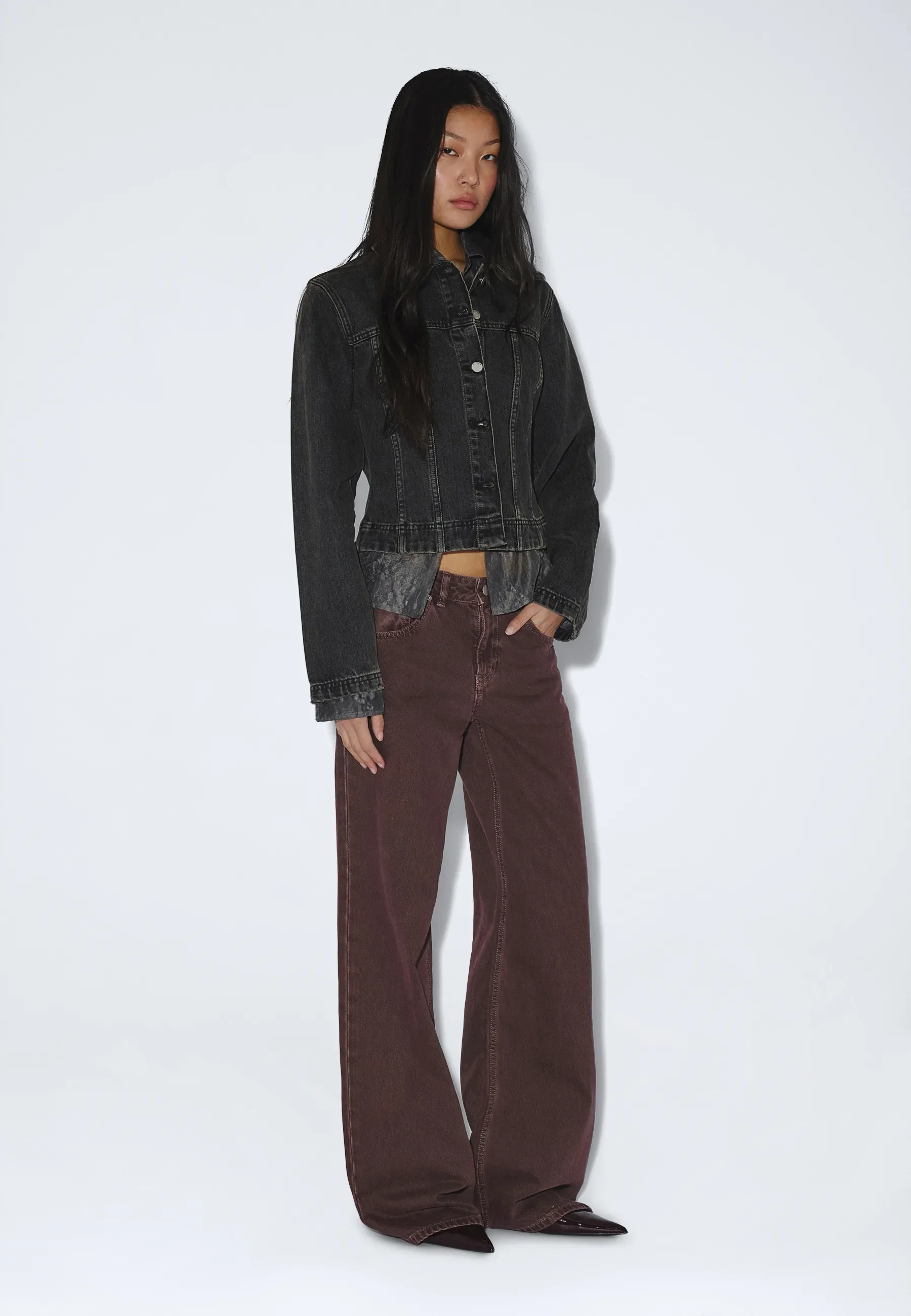 Rhue Low Wide - Washed Aubergine - Image 3