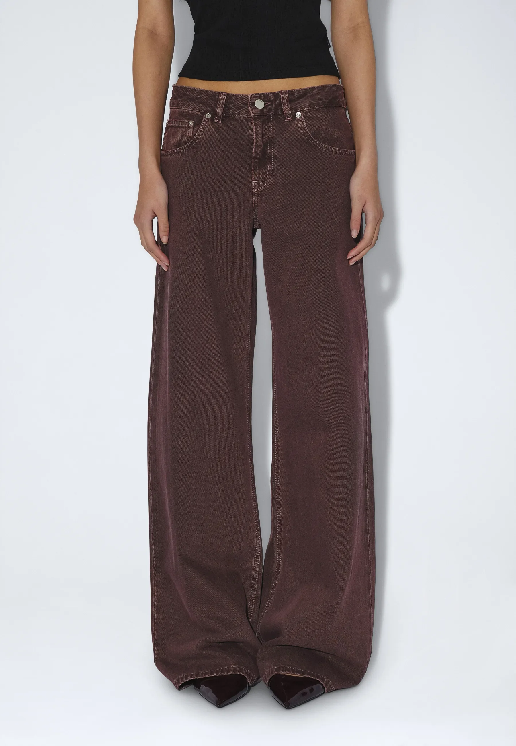 Rhue Low Wide - Washed Aubergine - Image 6