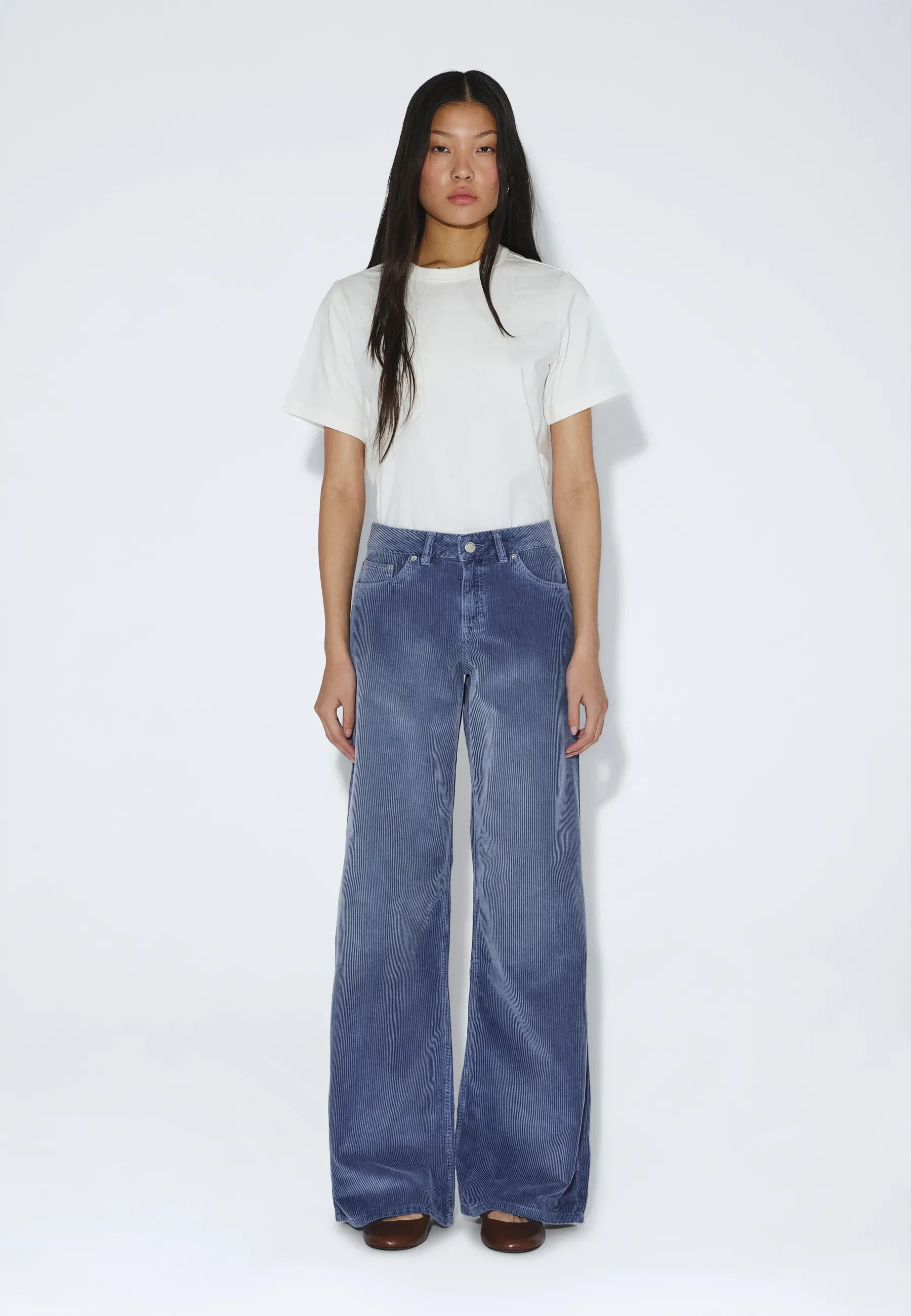 Rhue Low Wide - Washed Blue Shade Cord