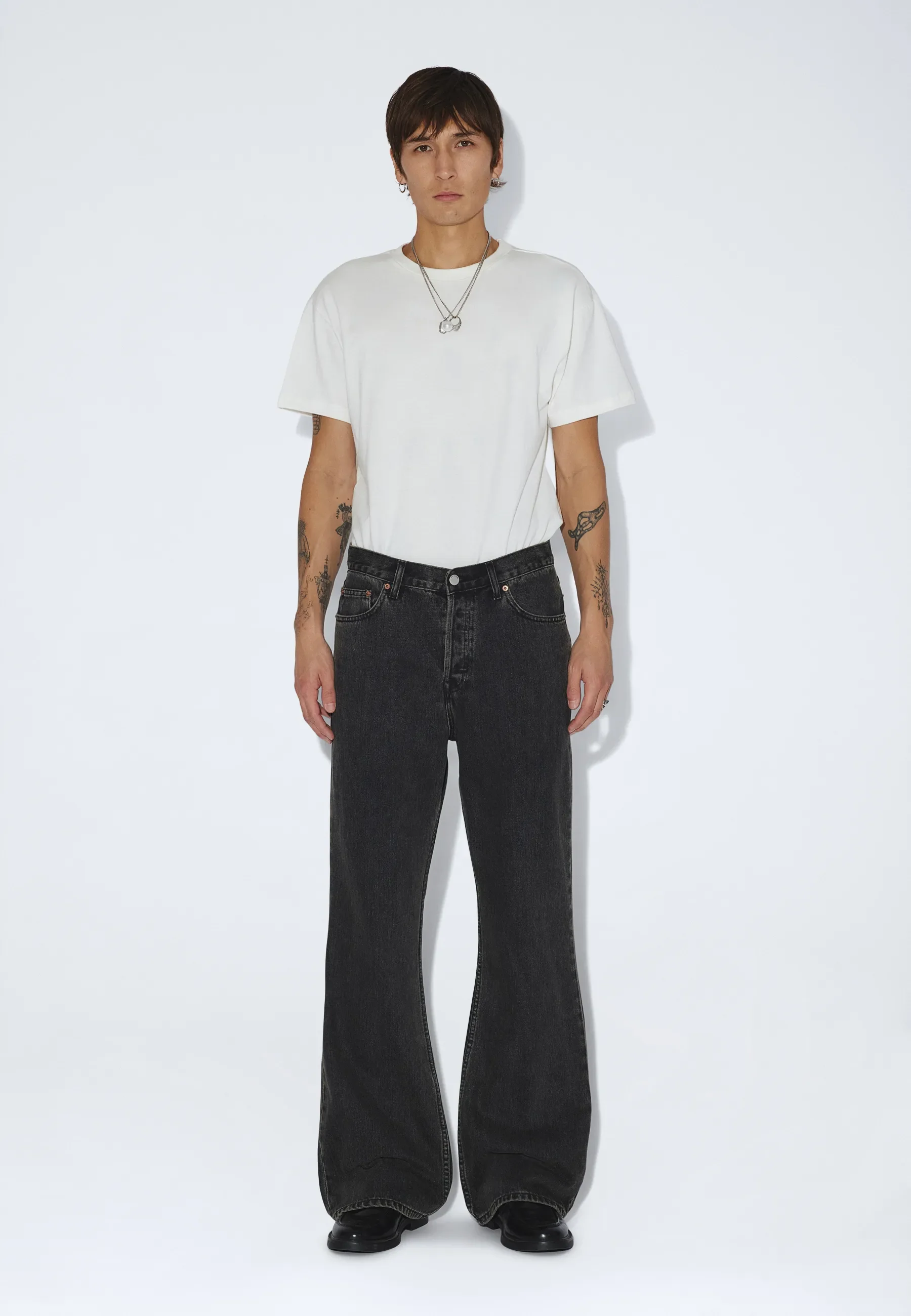Rift Wide Bootcut - Aged Black