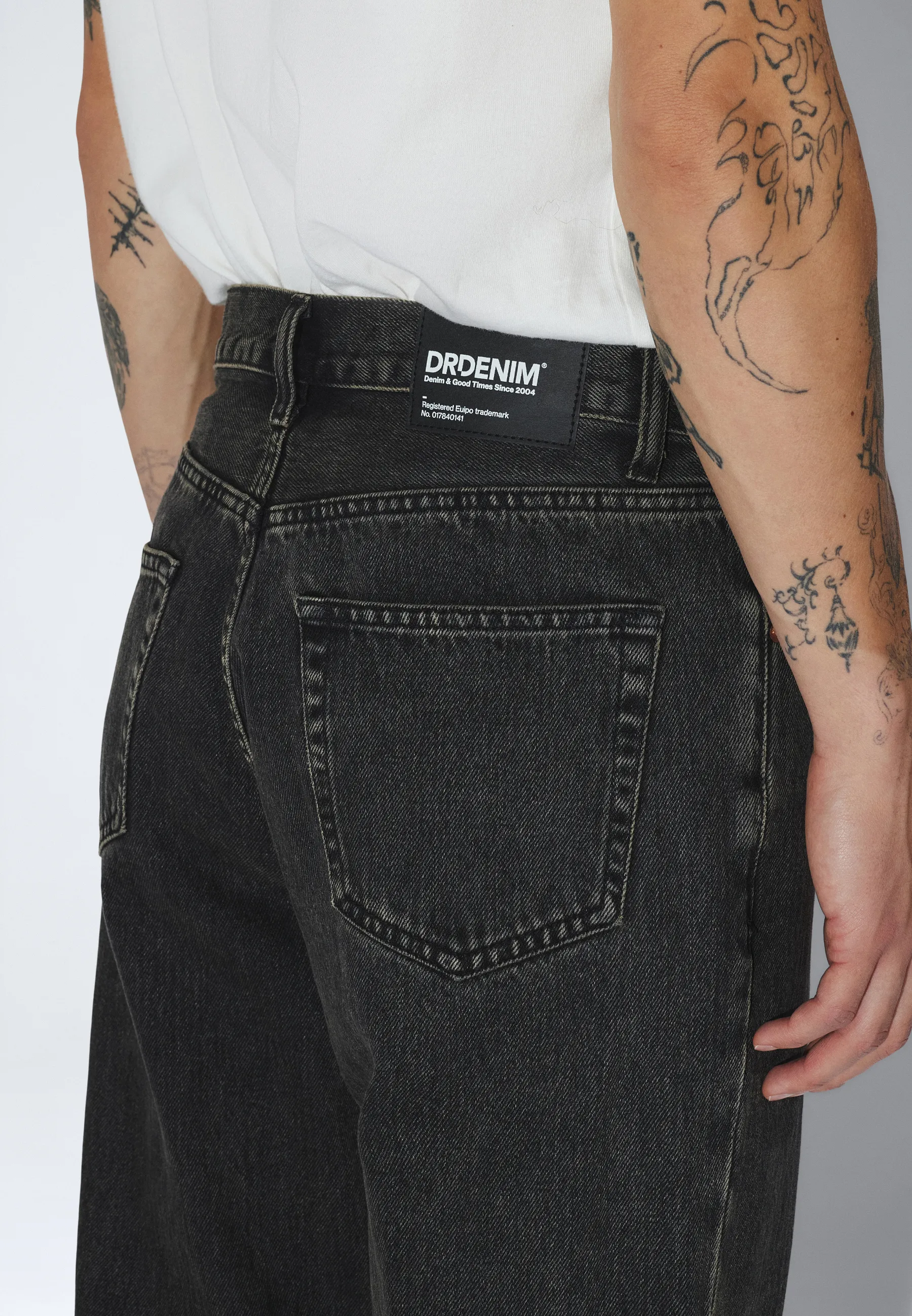 Rift Wide Bootcut - Aged Black - Image 9