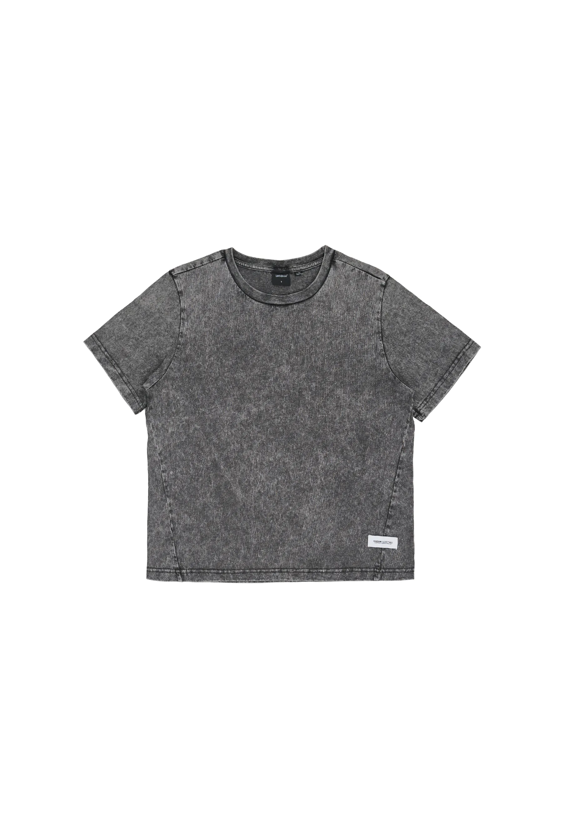 Talia Seam Tee - Washed Grey