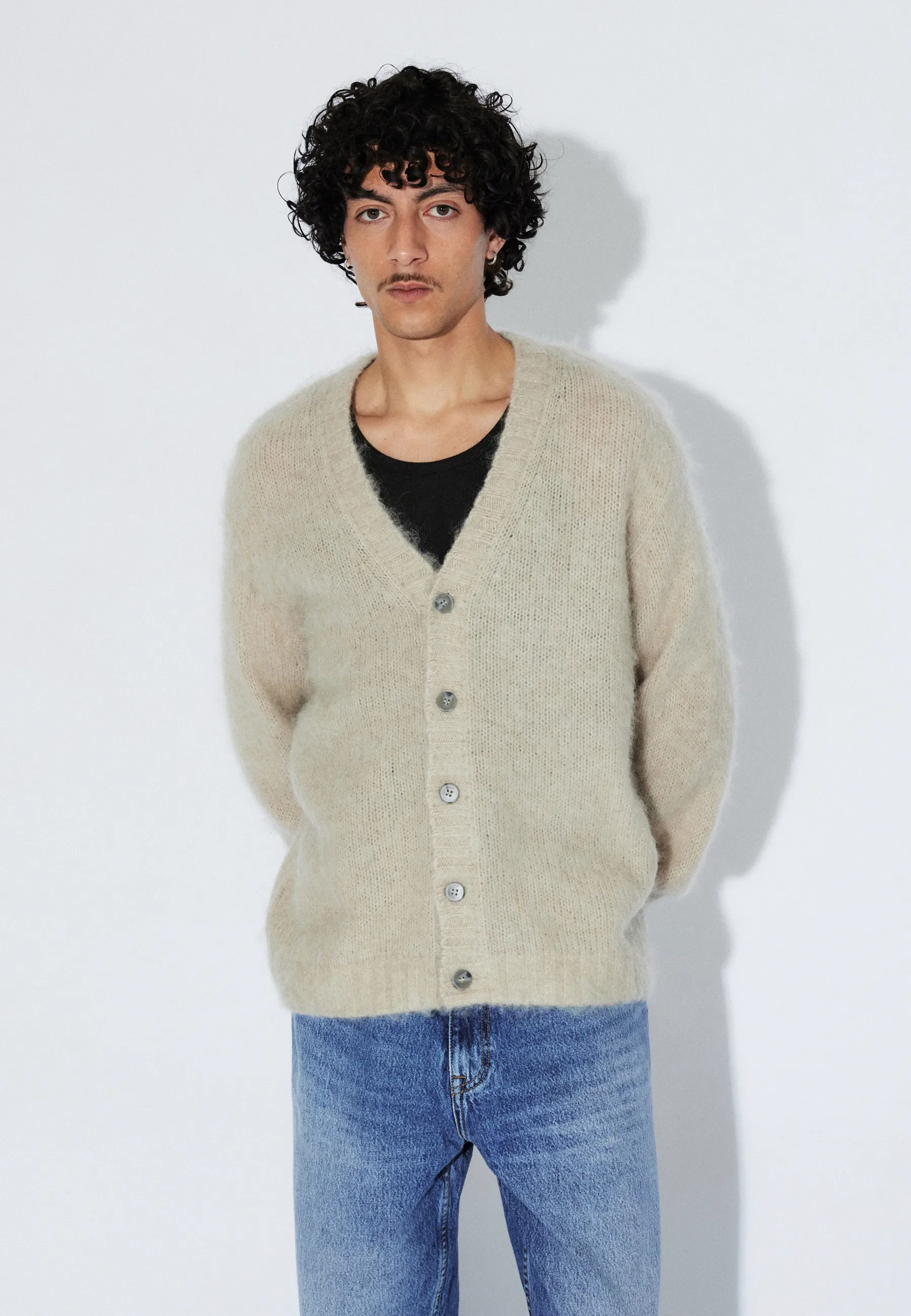 Tom Cardigan - Brushed Silver Lining - Image 5