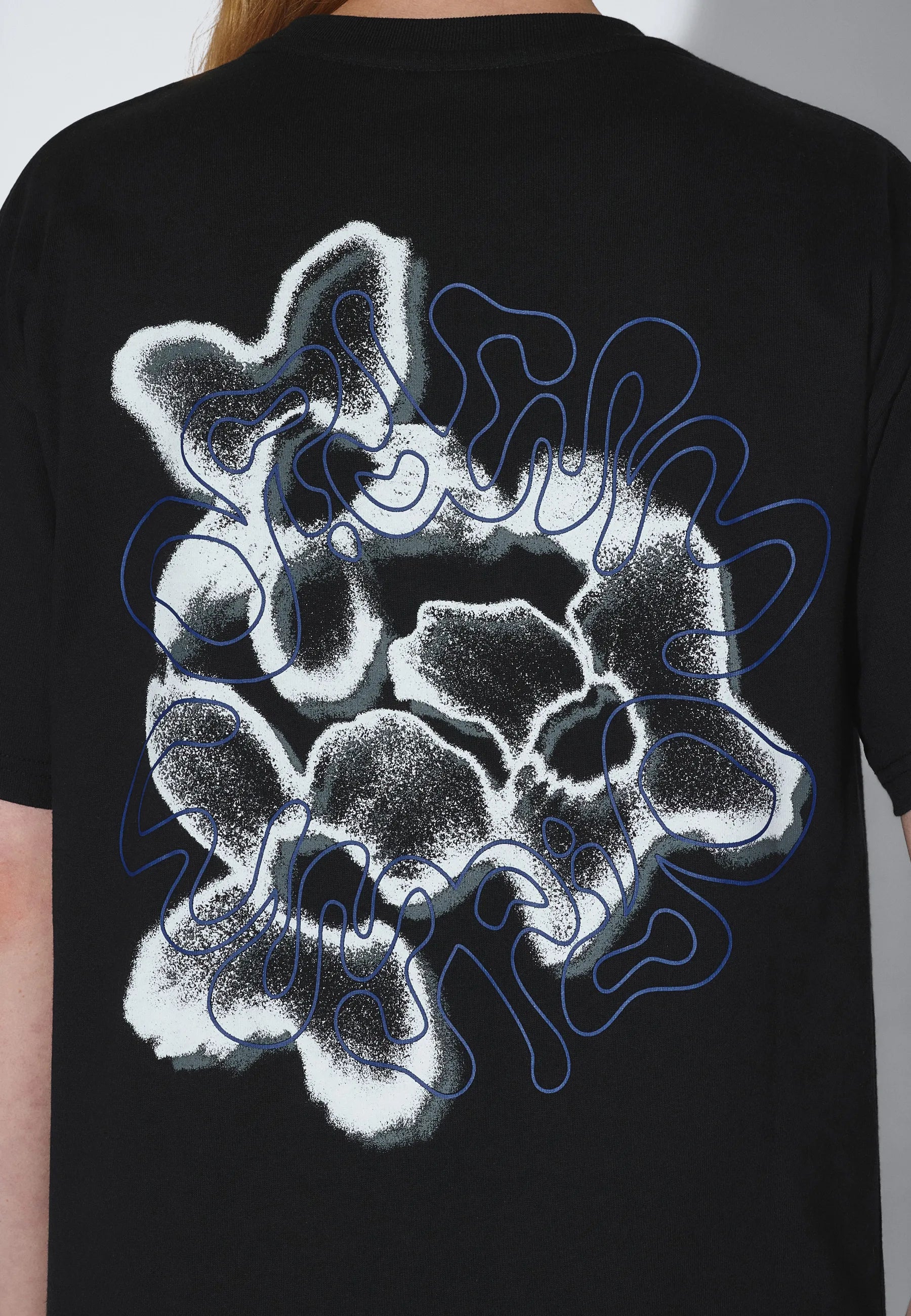 Trooper Tee - Black Circle Flower - Image 20