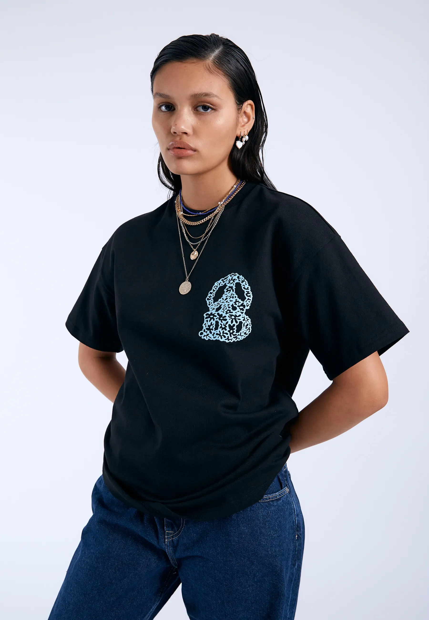 Trooper Tee - Black Small DD Peace - Image 4