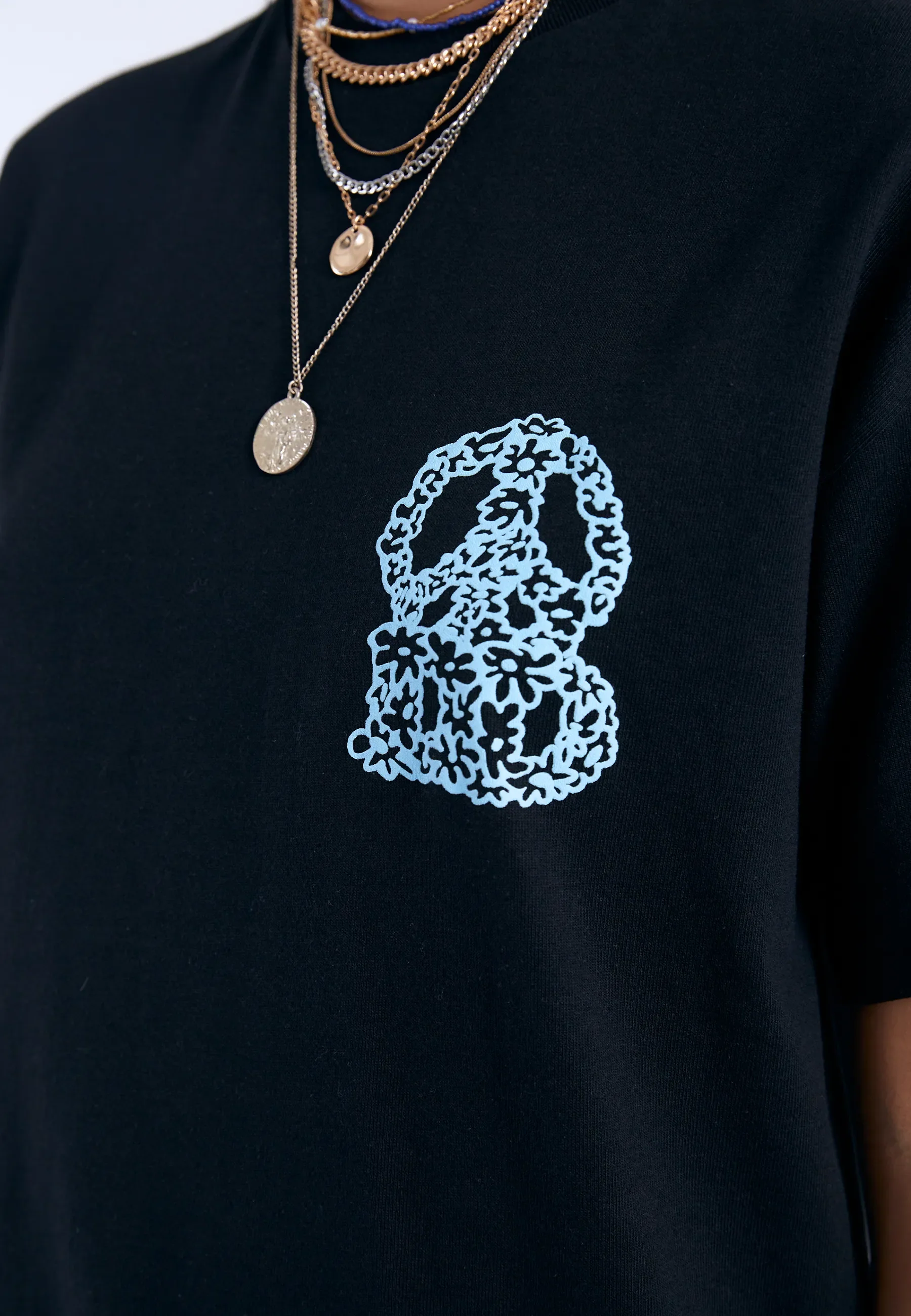 Trooper Tee - Black Small DD Peace - Image 6