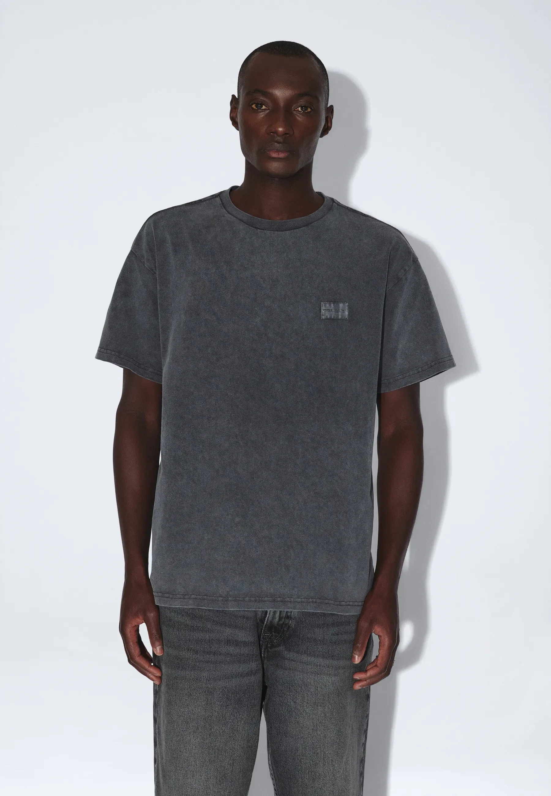 Trooper Tee - Grey Black Overdye - Image 10