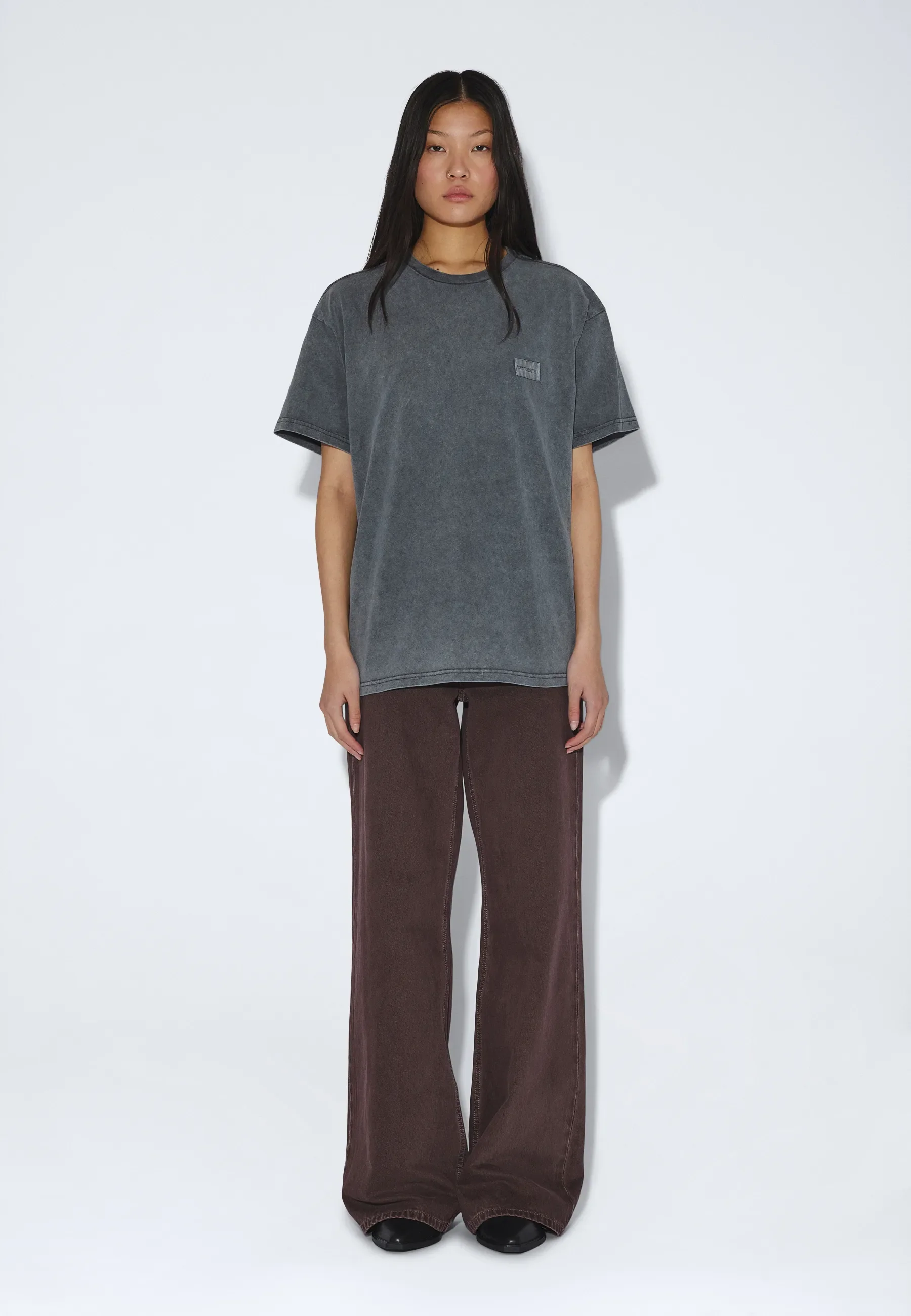 Trooper Tee - Grey Black Overdye - Image 2