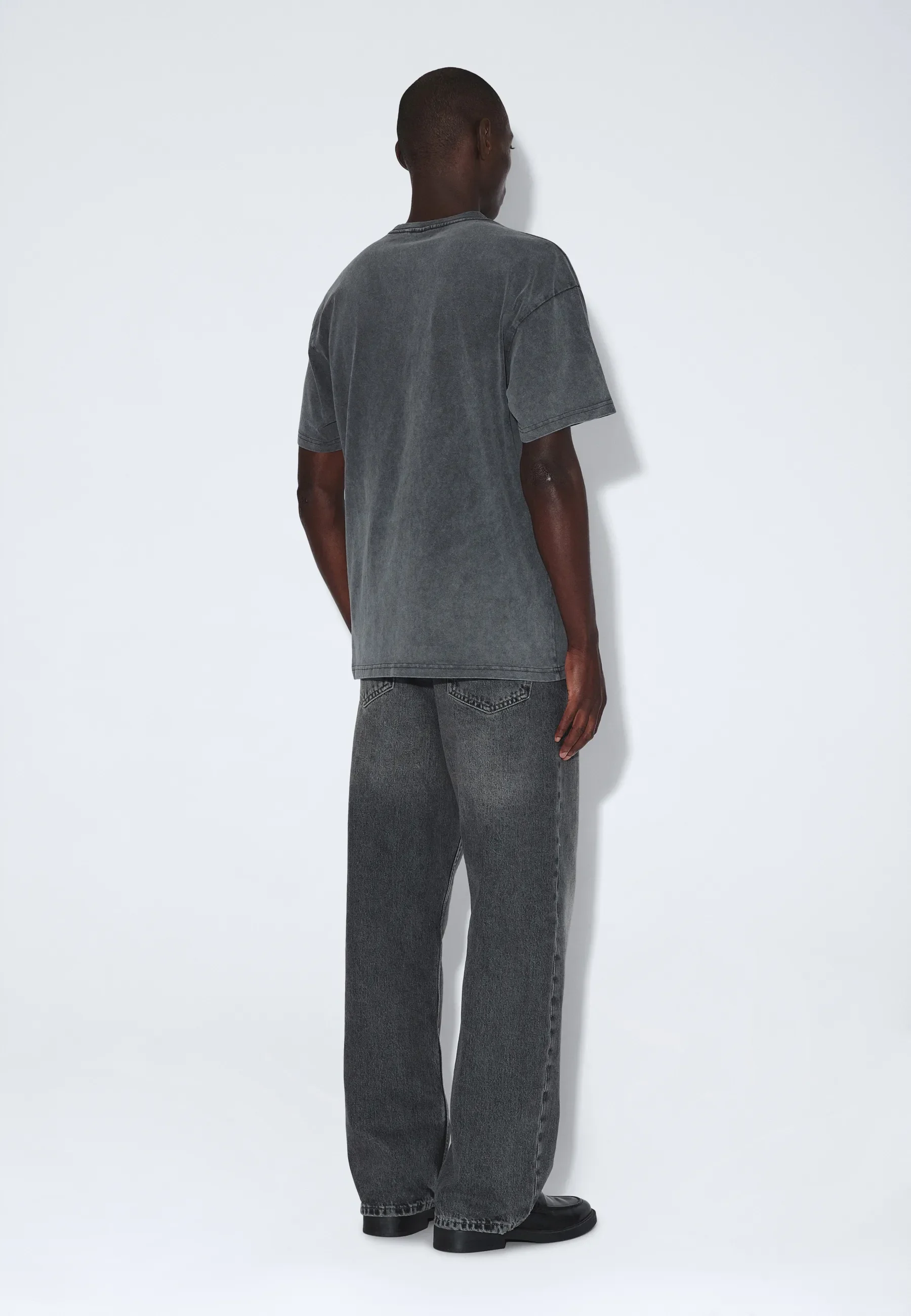Trooper Tee - Grey Black Overdye - Image 8