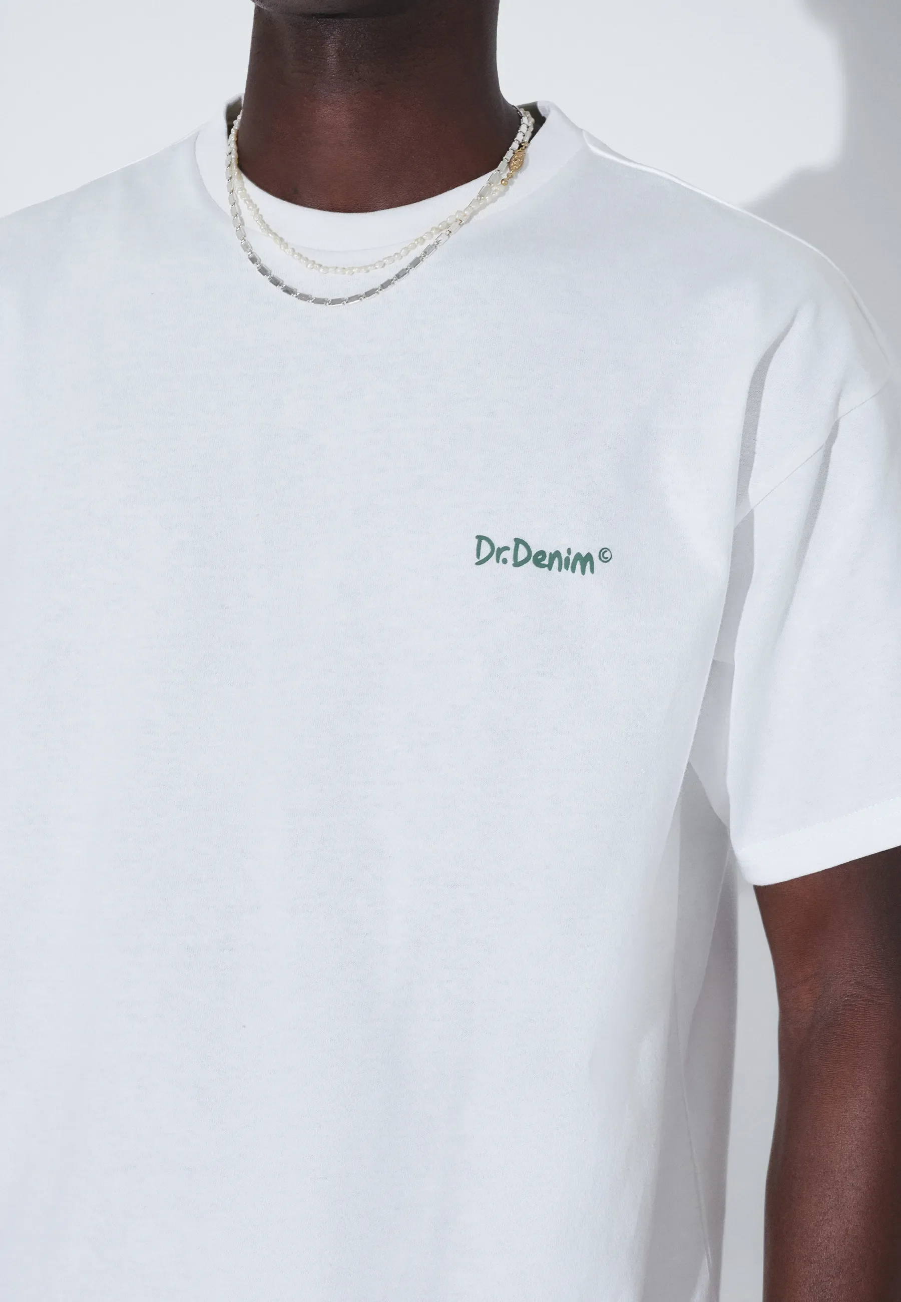 Trooper Tee - Off White Flower - Image 10