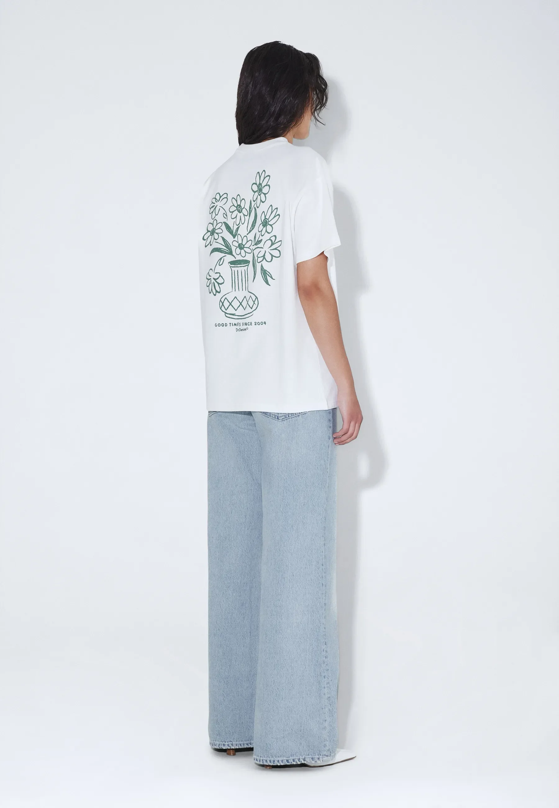 Trooper Tee - Off White Flower - Image 13