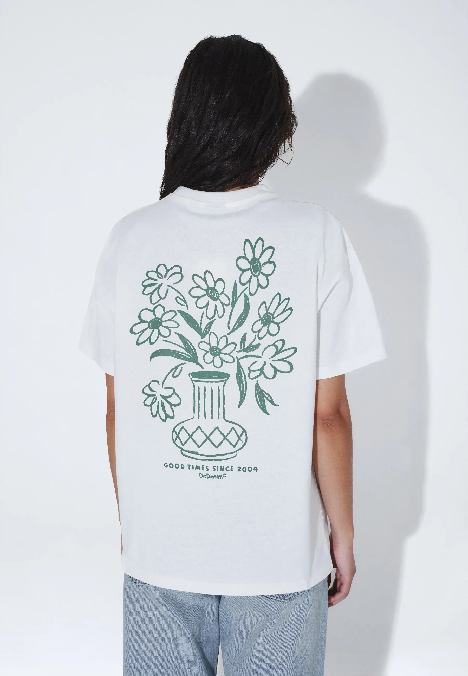 Trooper Tee - Off White Flower - Image 16