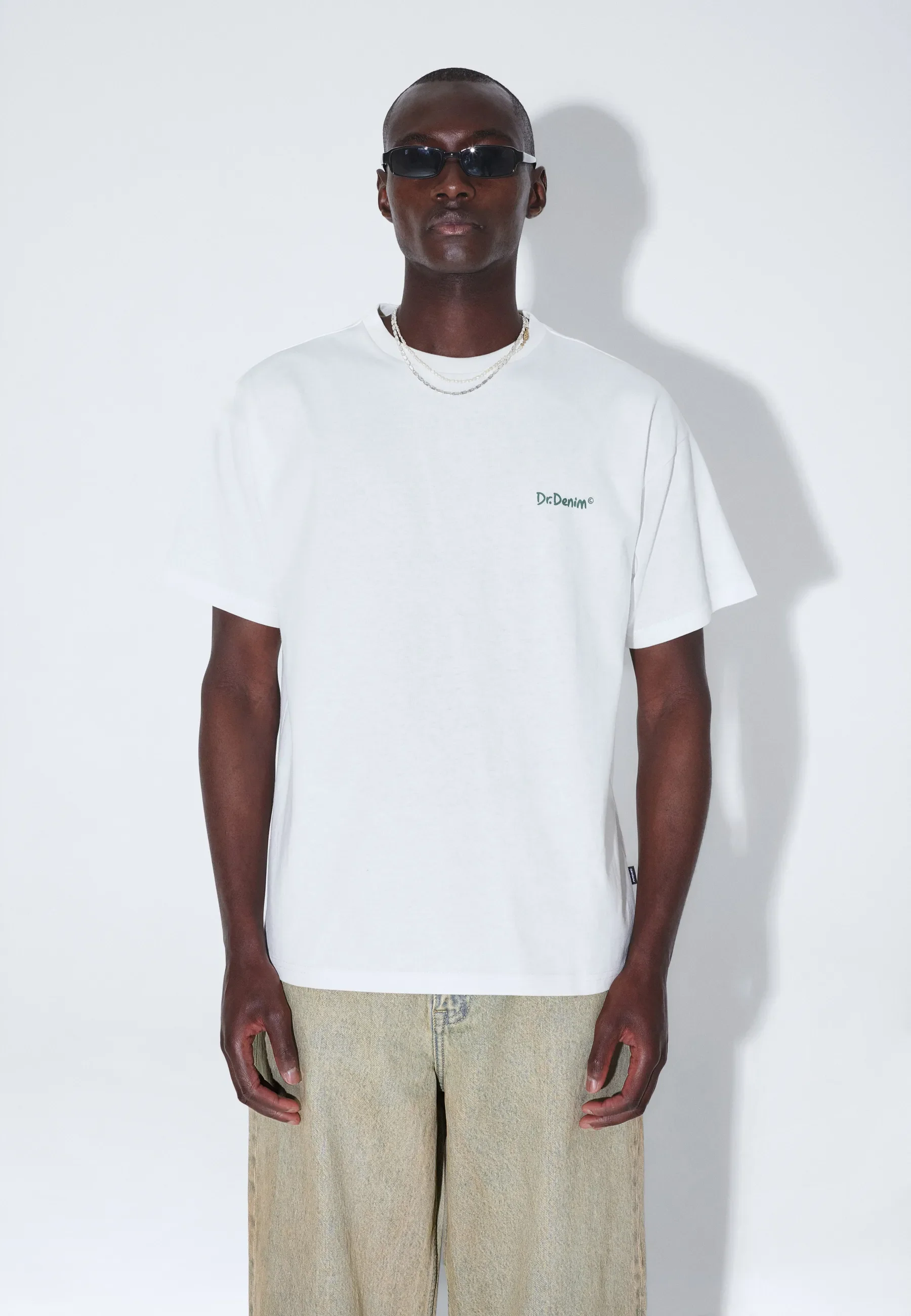 Trooper Tee - Off White Flower - Image 6