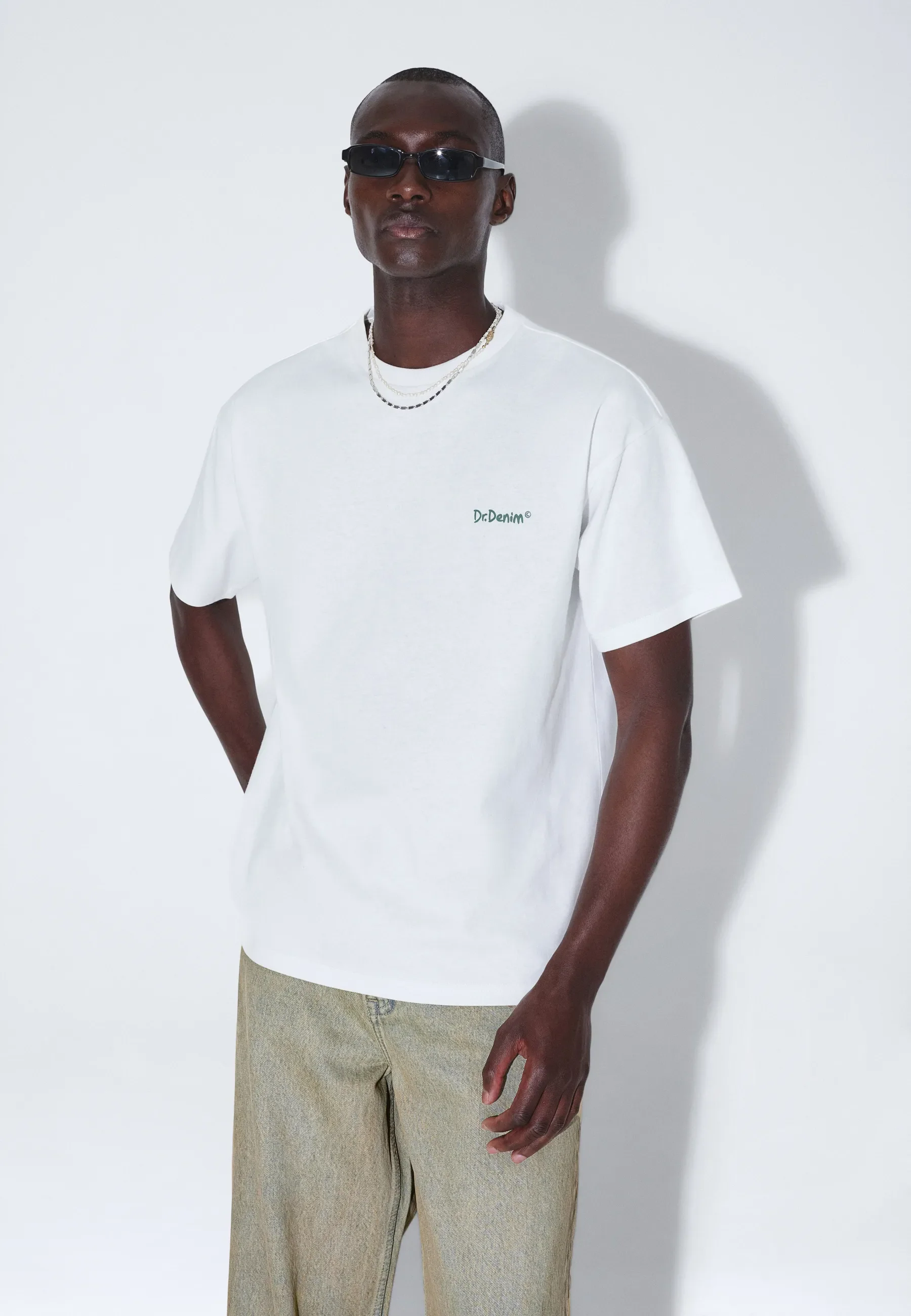 Trooper Tee - Off White Flower - Image 7