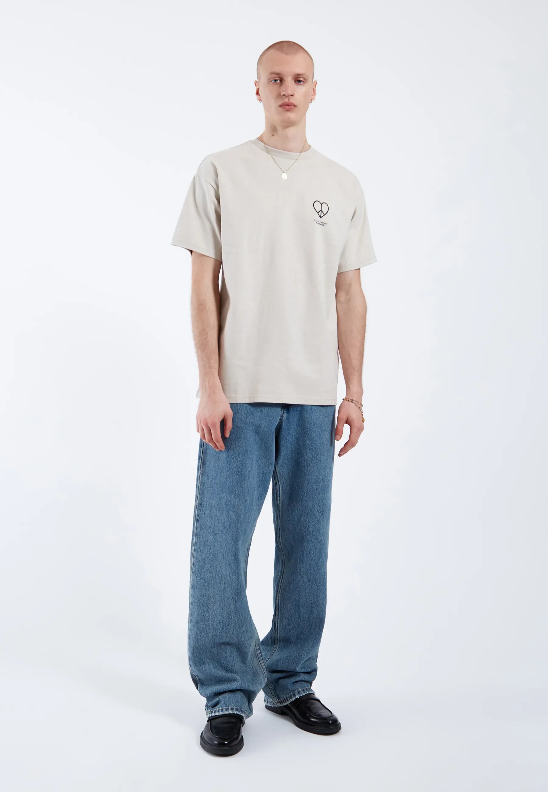 Trooper Tee - Silver Lining Peace Heart - Image 2