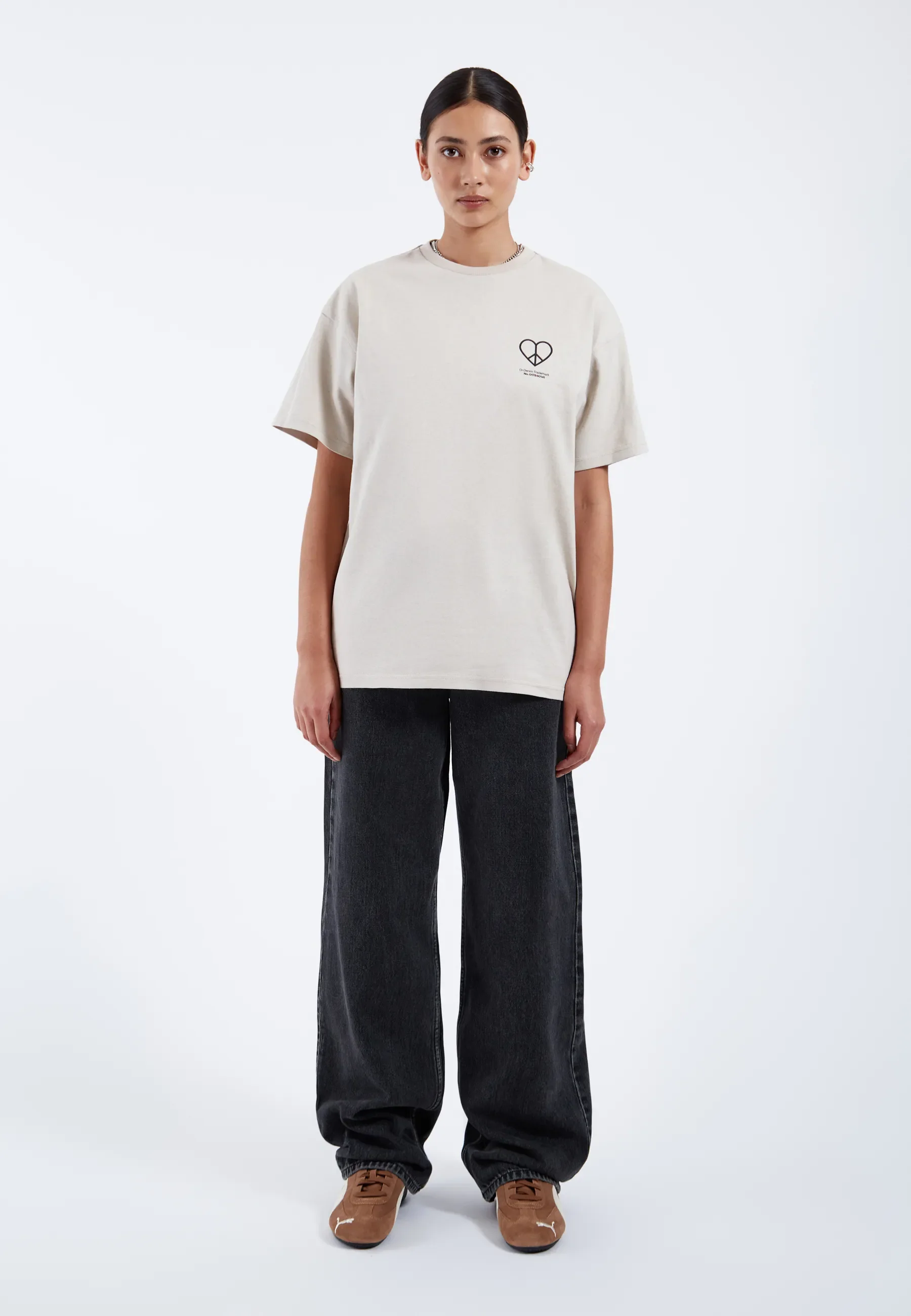 Trooper Tee - Silver Lining Peace Heart - Image 3