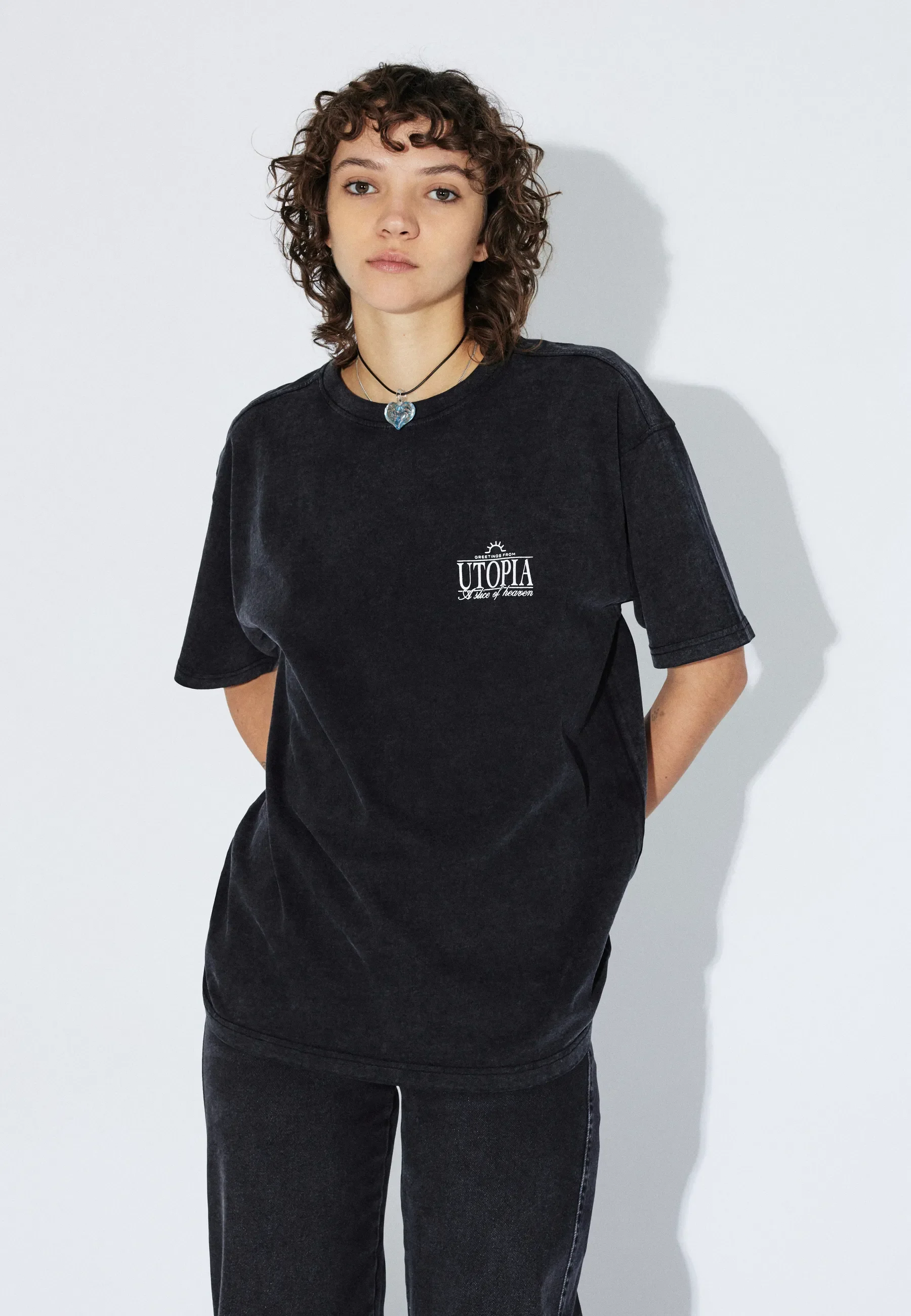 Trooper Tee - Washed Black Utopia - Image 4