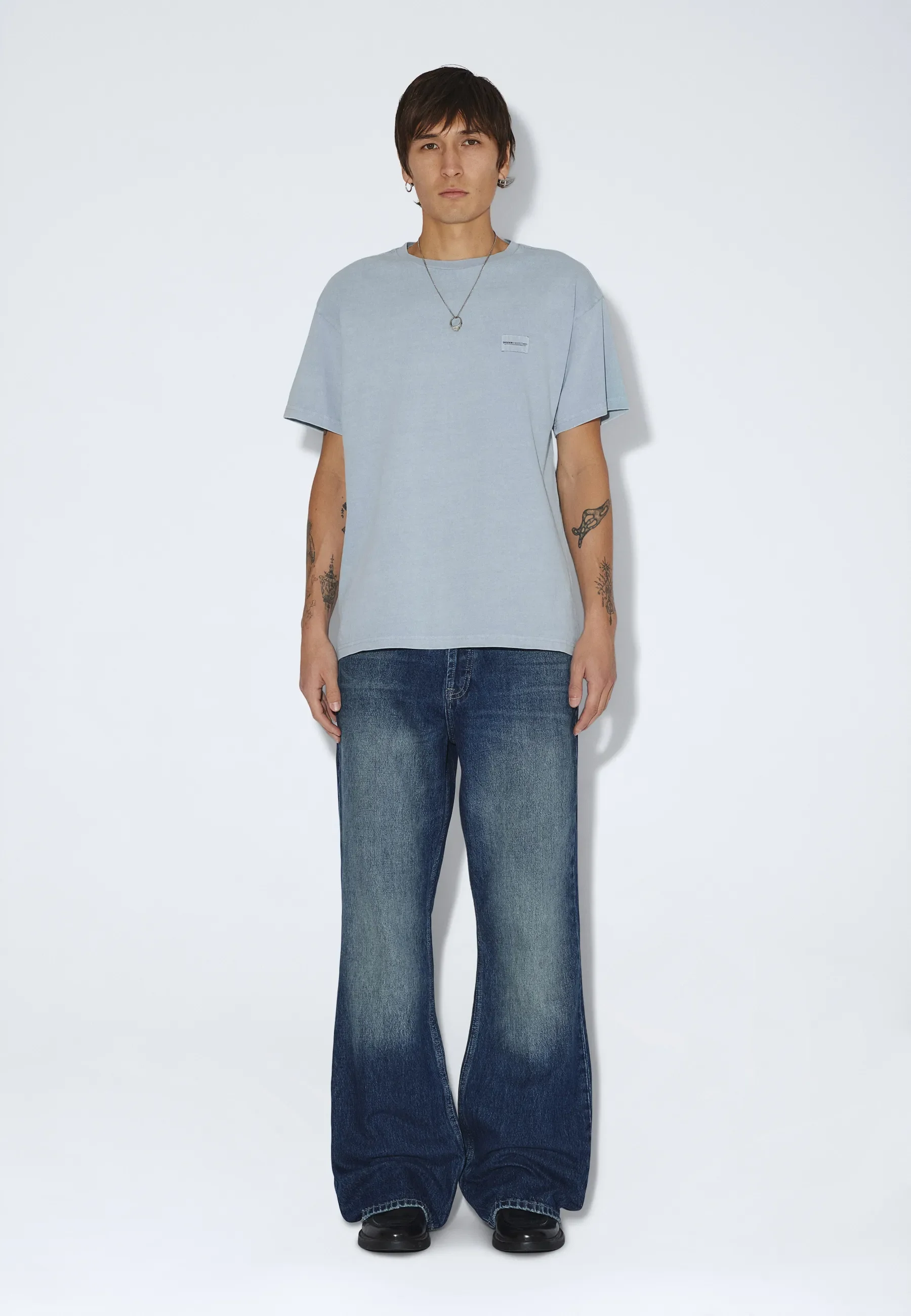 Trooper Tee - Washed Blue