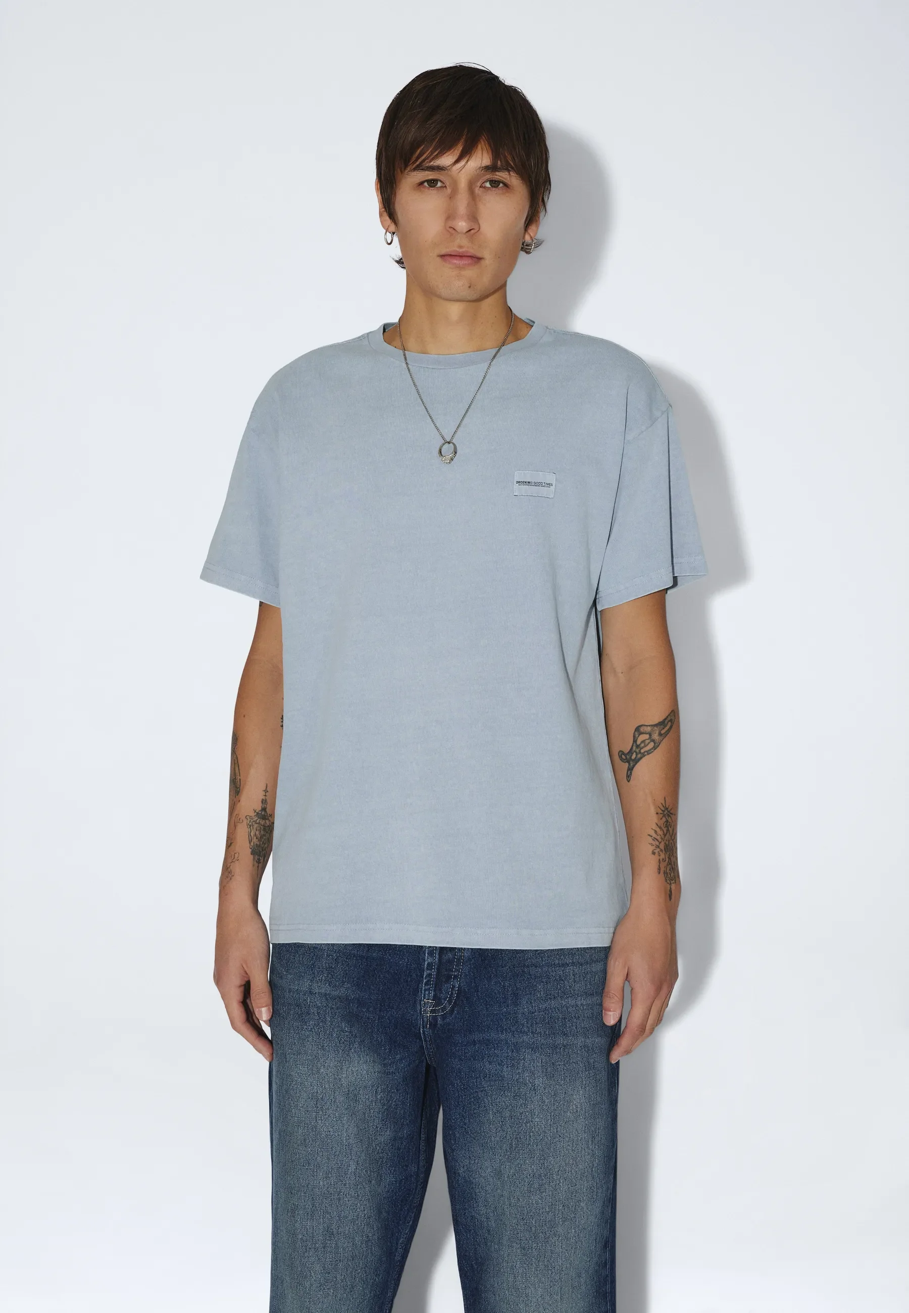 Trooper Tee - Washed Blue - Image 10