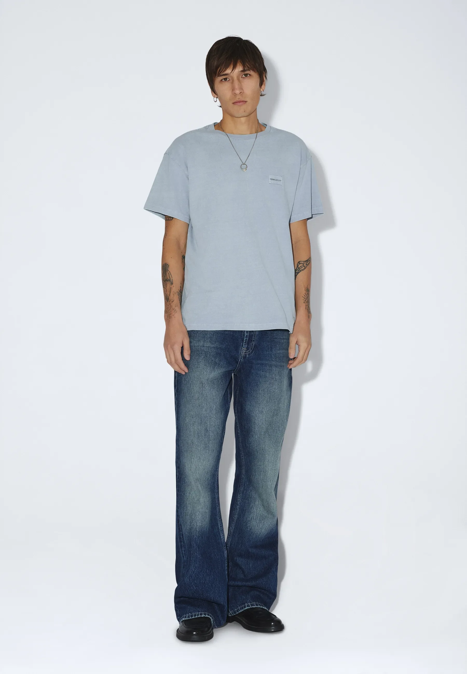Trooper Tee - Washed Blue - Image 4