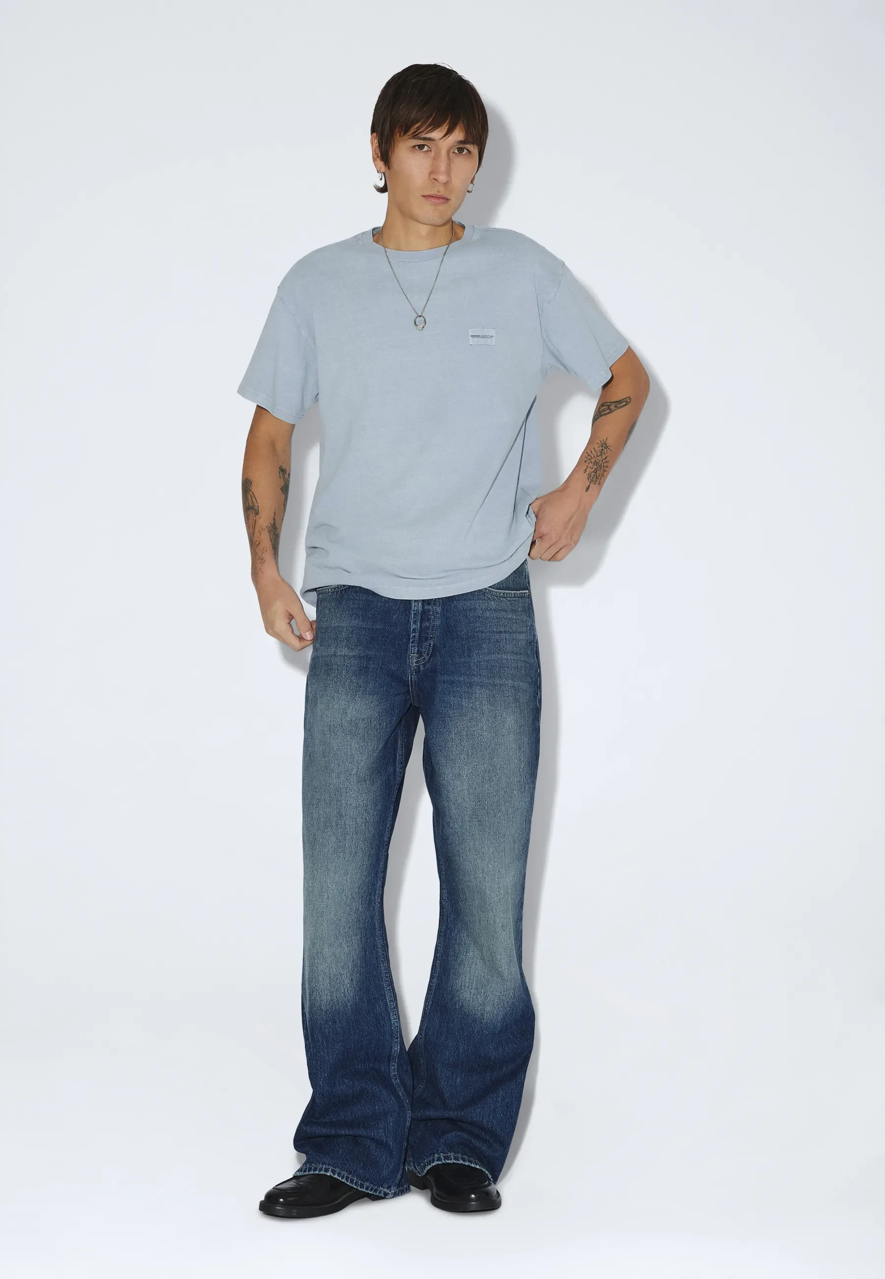 Trooper Tee - Washed Blue - Image 7