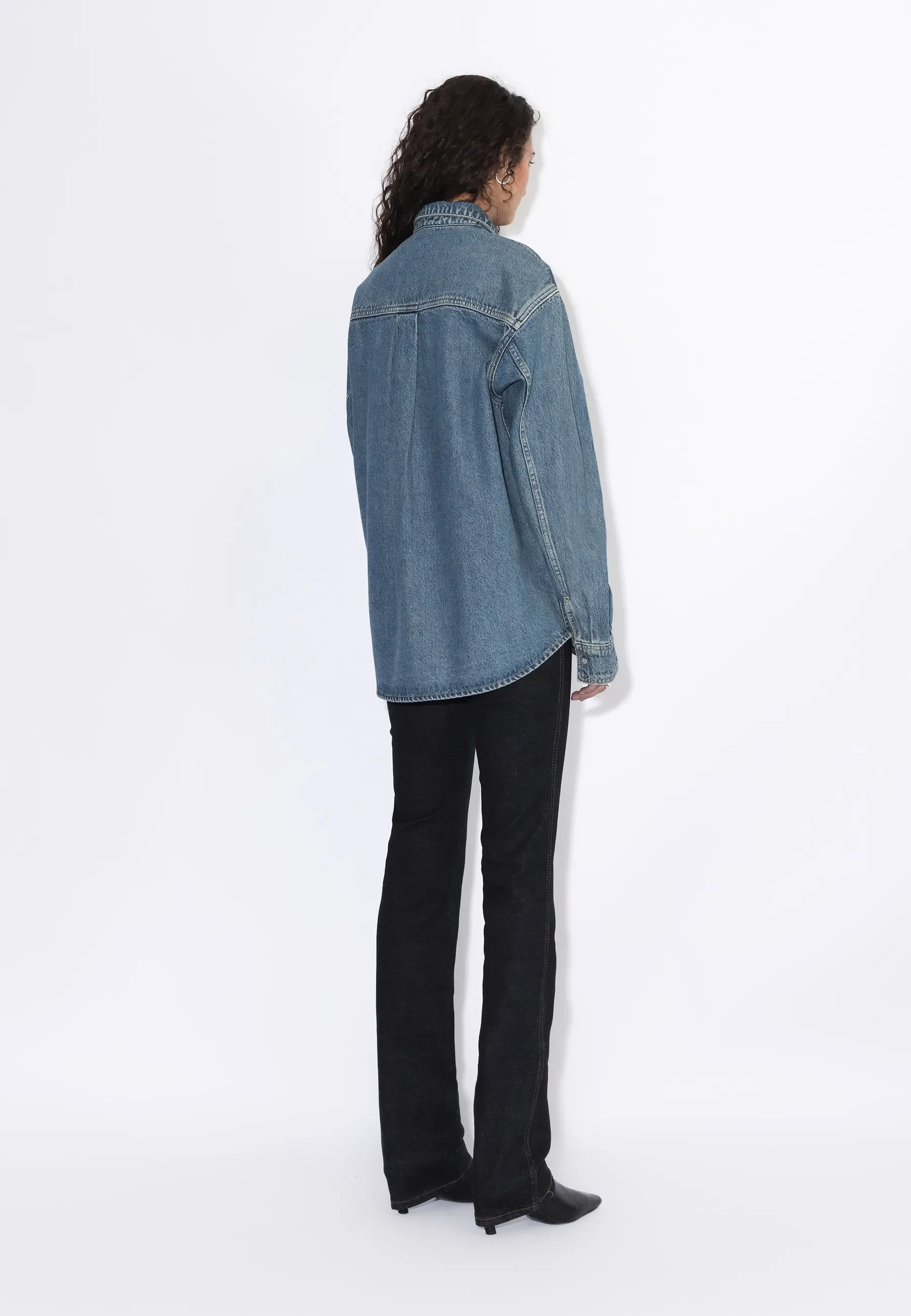 Wes Denim Shirt - Drift Sky Retro - Image 9