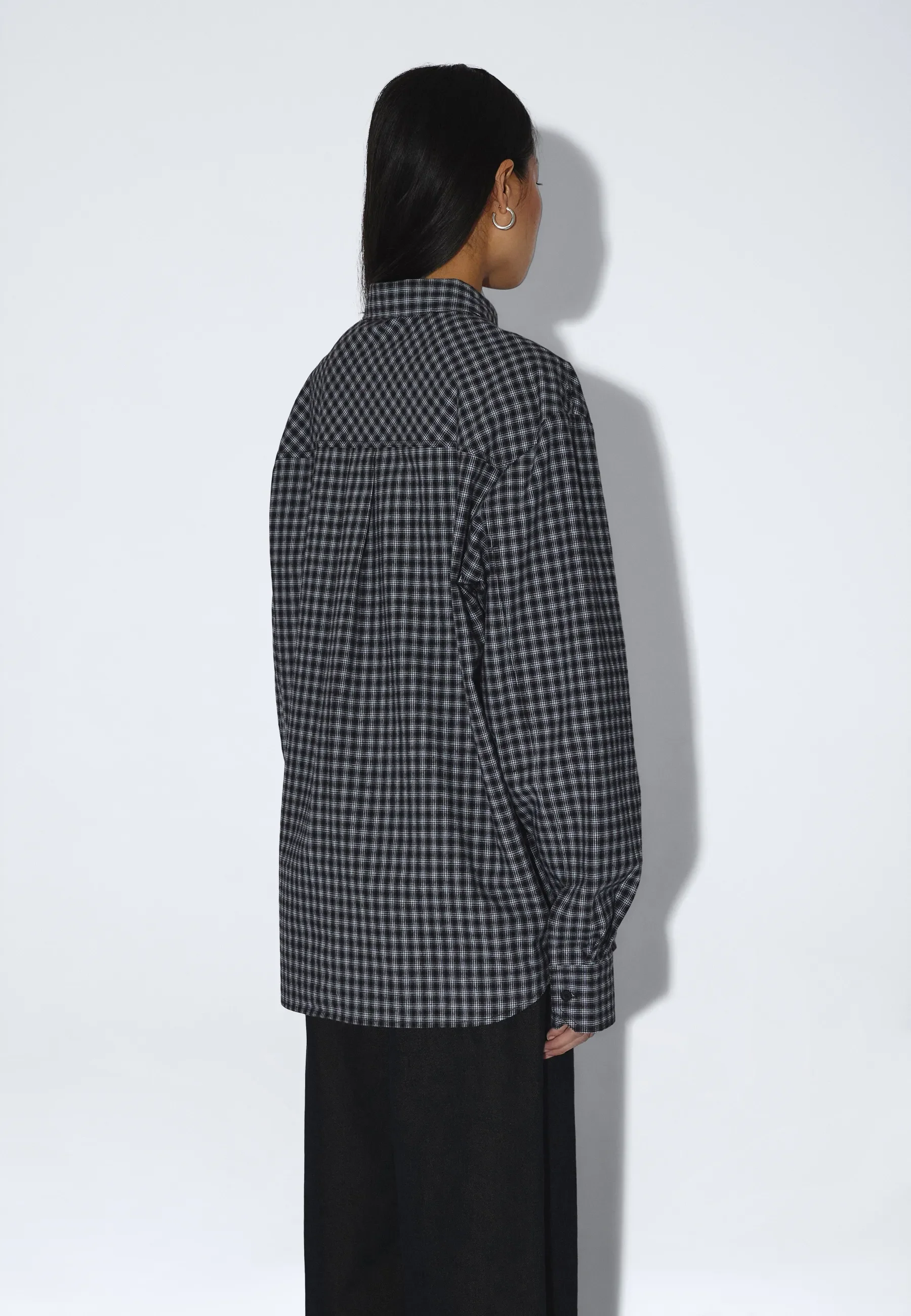 Wes Shirt - Fall Black Check - Image 15