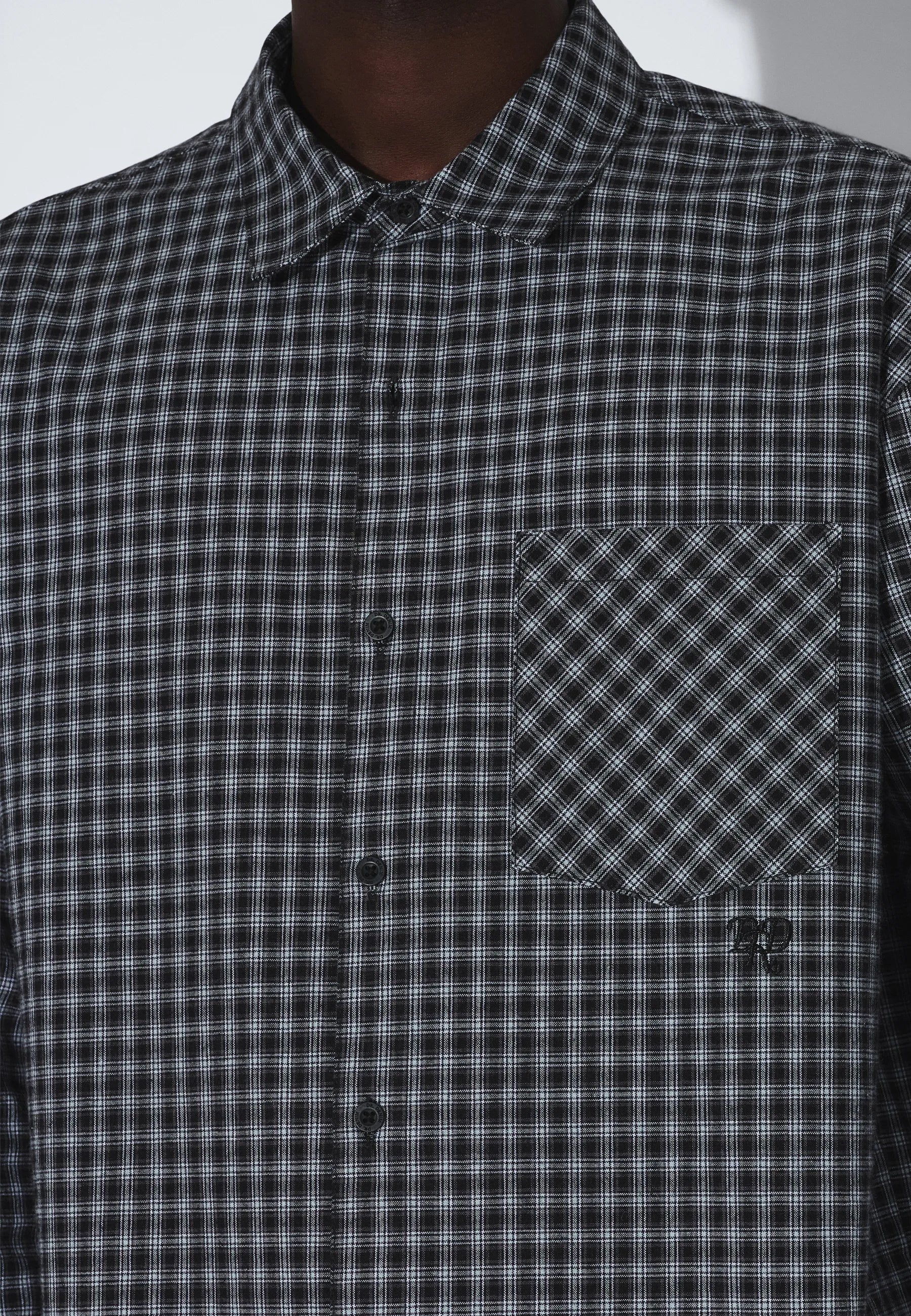 Wes Shirt - Fall Black Check - Image 17