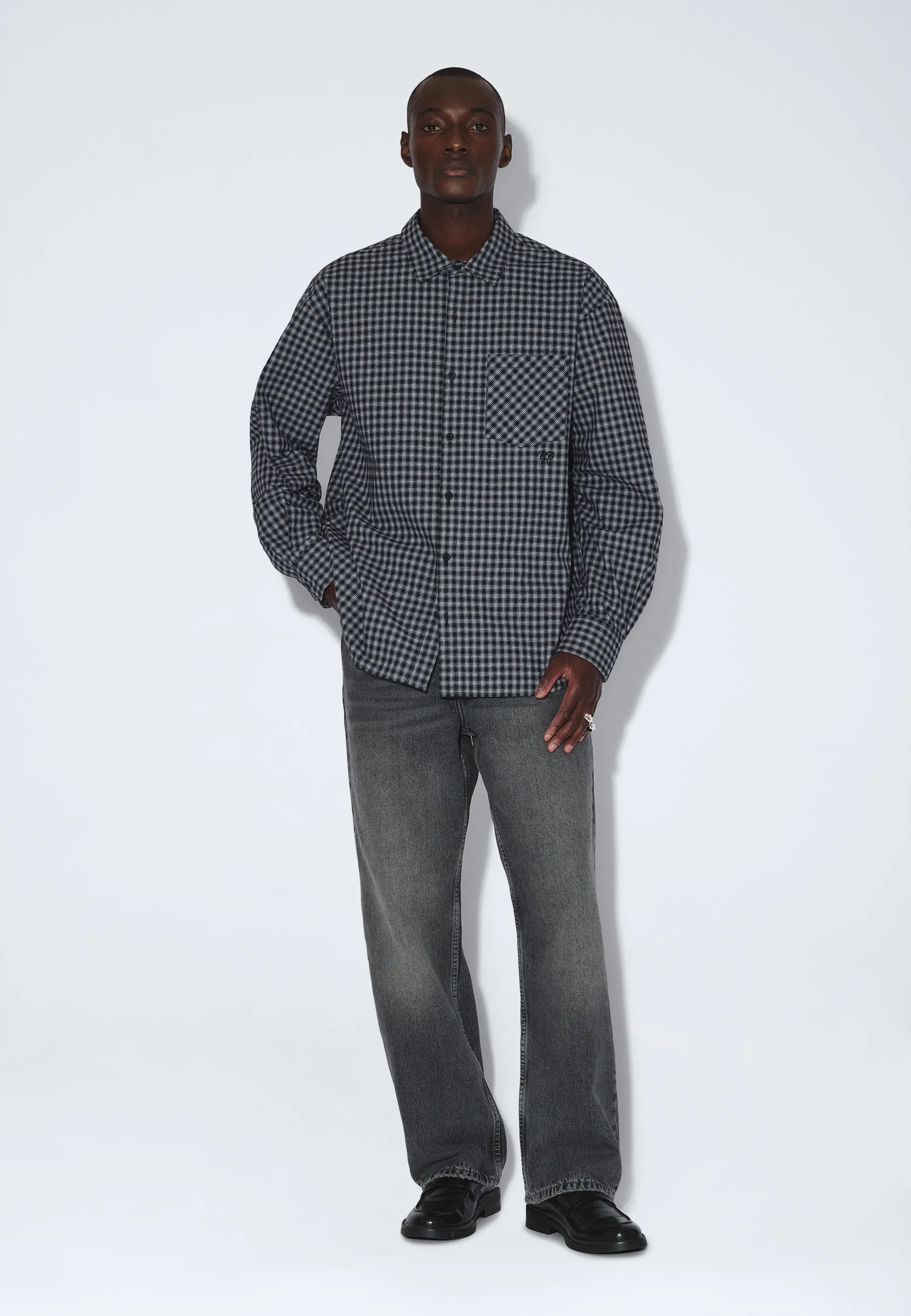 Wes Shirt - Fall Black Check - Image 3