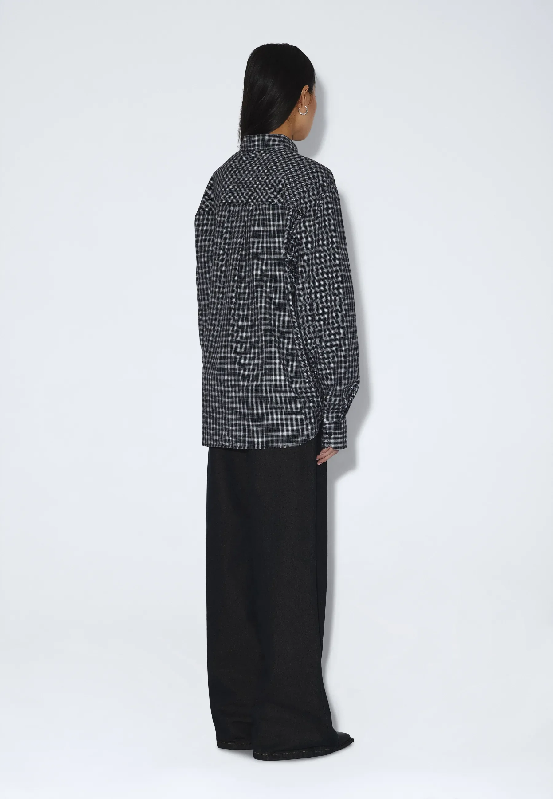 Wes Shirt - Fall Black Check - Image 9
