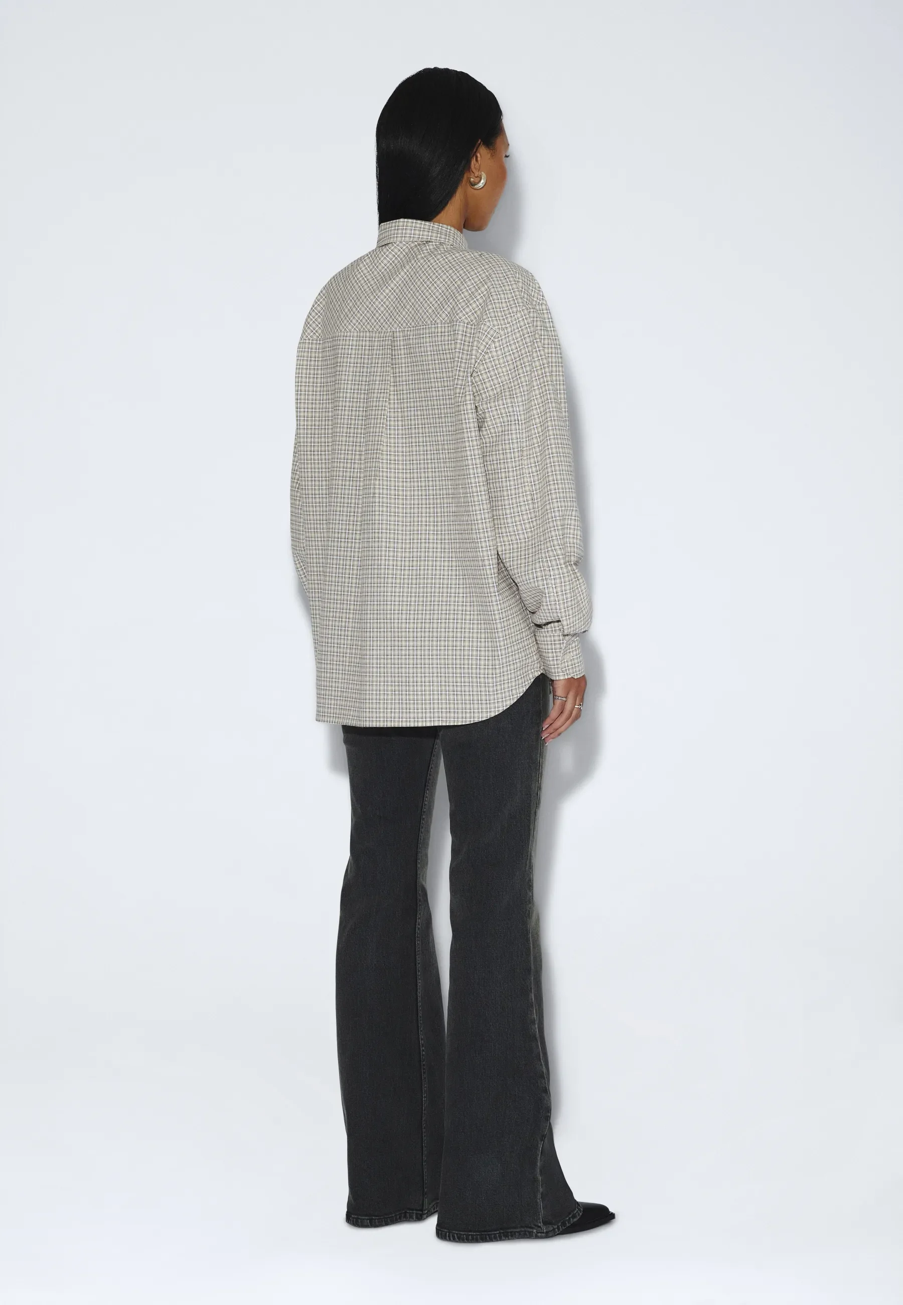 Wes Shirt - Fall Ecru Check - Image 9